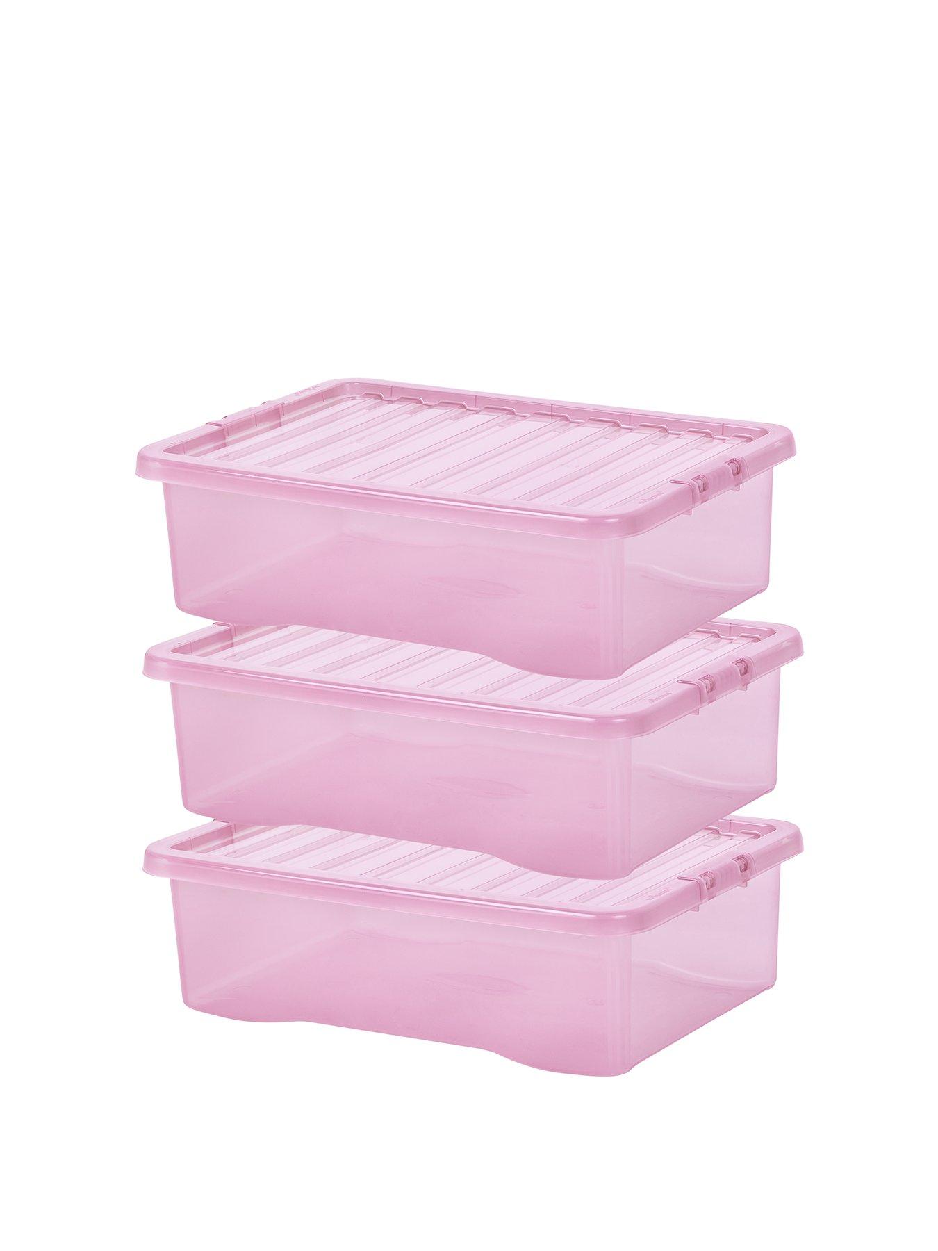 wham-set-of-3-pink-crystal-32-litre-plastic-storage-boxesnbspstillFront