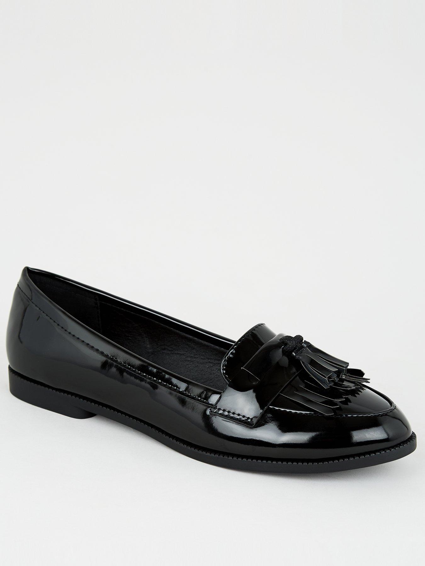 Patent tassel hot sale loafers womens