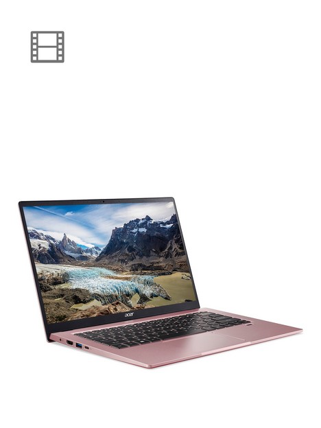acer-swift-1-laptop--14in-fhd-ips-intel-pentium-silver-4gb-ramnbsp256gb-ssd-with-optional-microsoft-365-family-12-monthsnbsp--pink