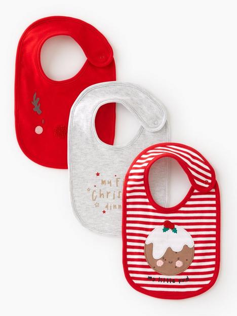 mini-v-by-very-baby-unisex-3-pack-christmas-bibs-red