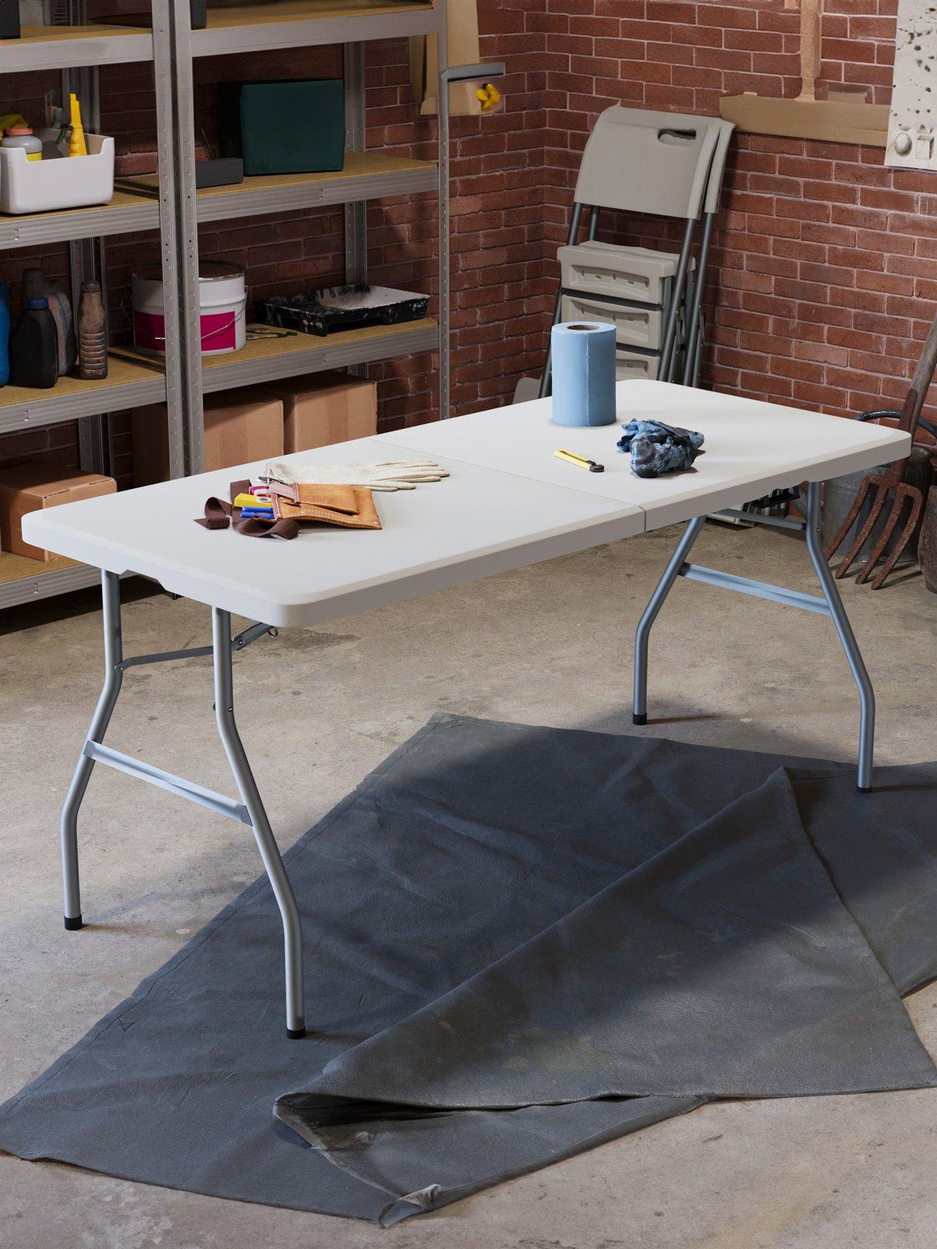 Image 1 of 6 of Home Vida Home Vida Folding Table, 5ft