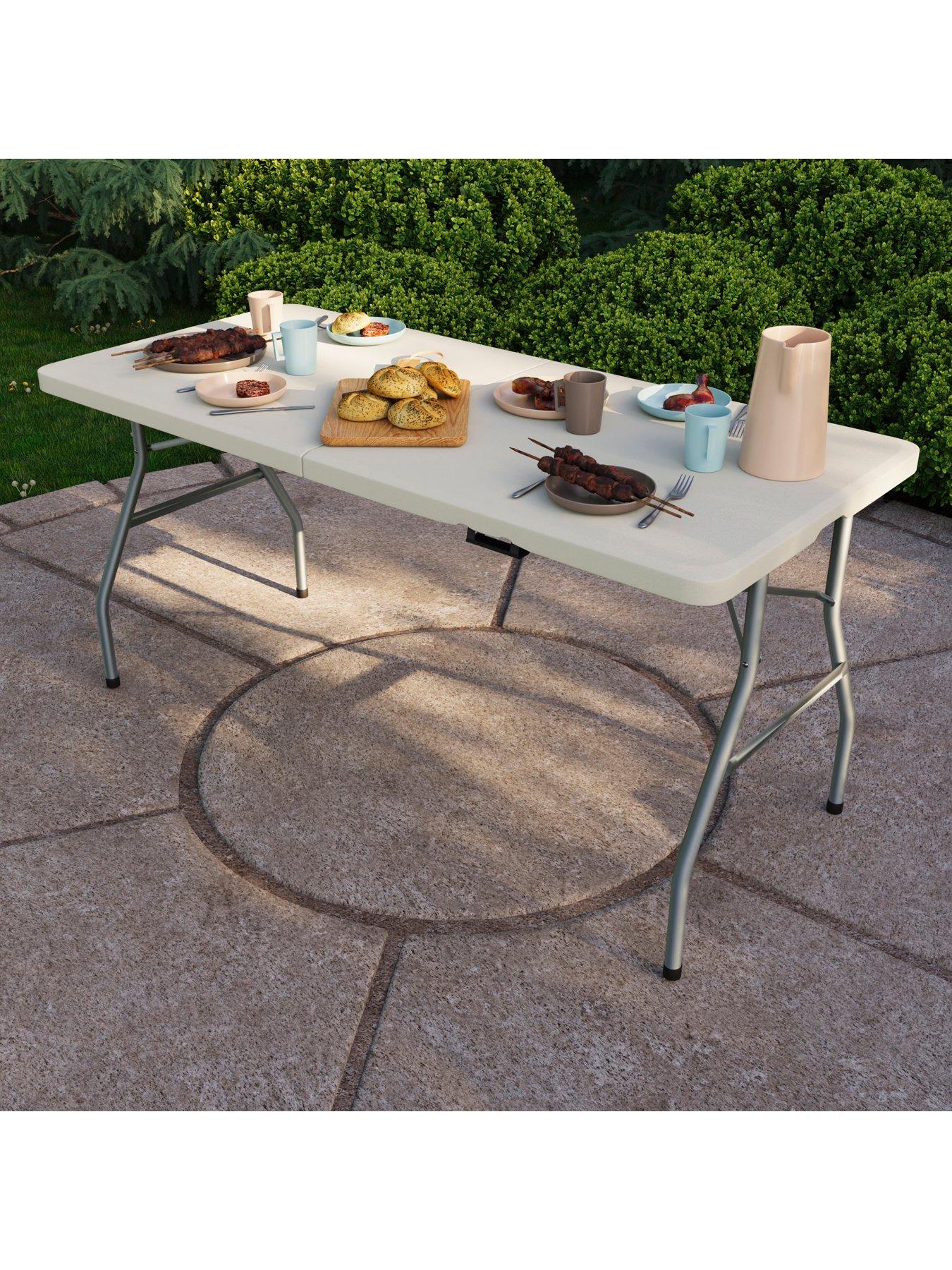 Image 4 of 6 of Home Vida Home Vida Folding Table, 5ft