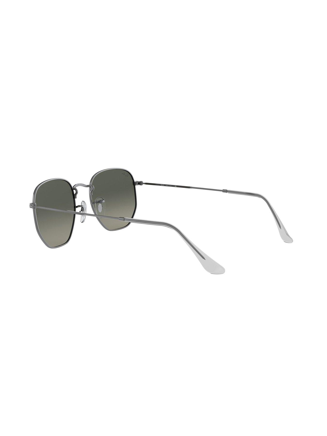 ray-ban-hexagonal-gunmetal-irregular-frame-sunglasses-greydetail