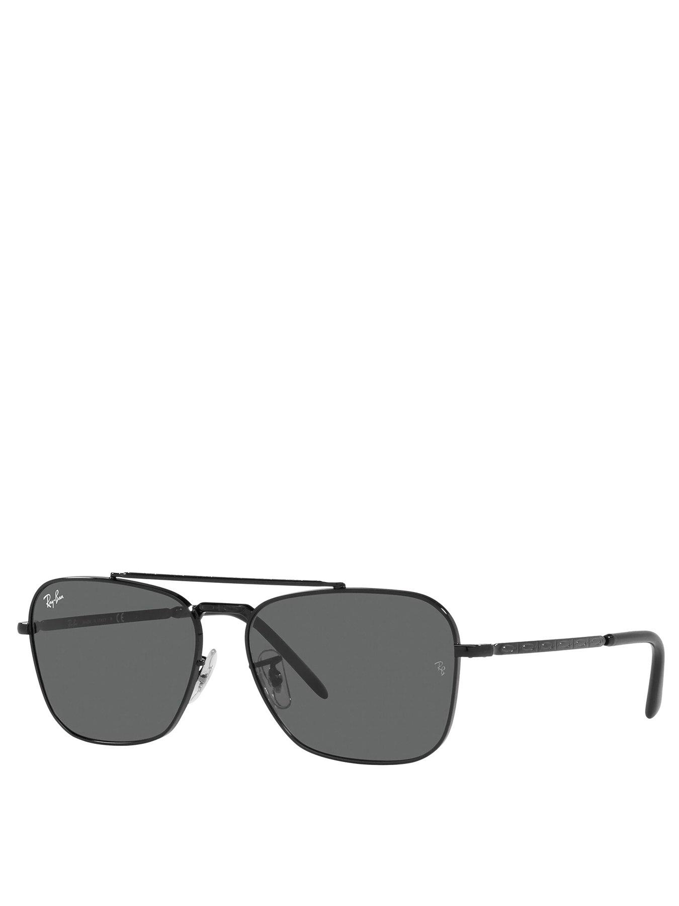 Ray-Ban New Caravan Square Sunglasses - Black