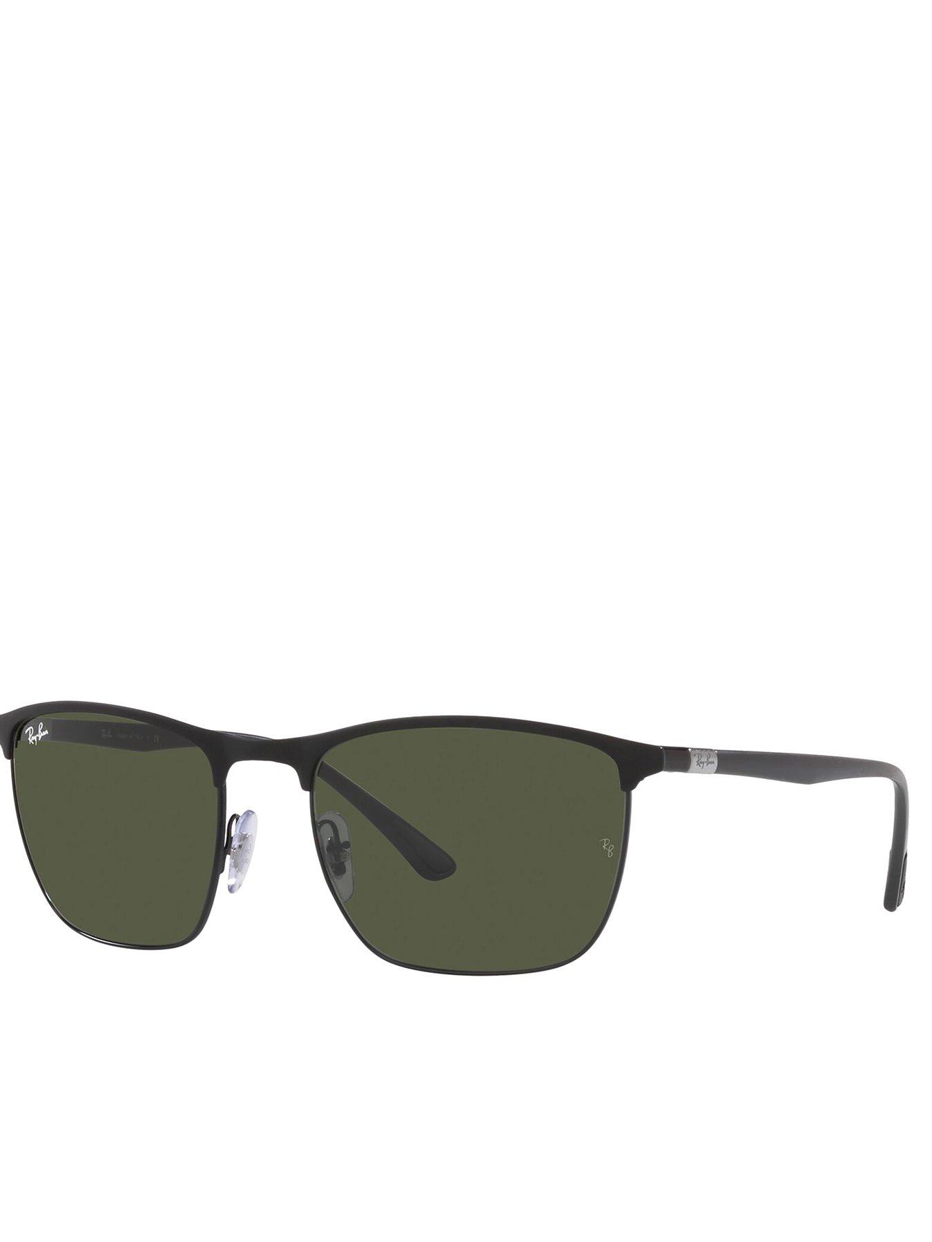 Ray-Ban Matte Square Sunglasses - Black