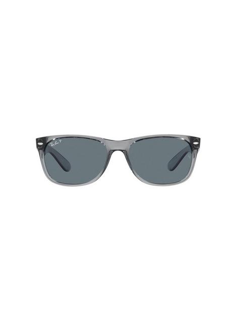 ray-ban-ray-ban-new-wayfarer-square-transparent-grey-frame-dark-blue-polar-lens-sunglasses