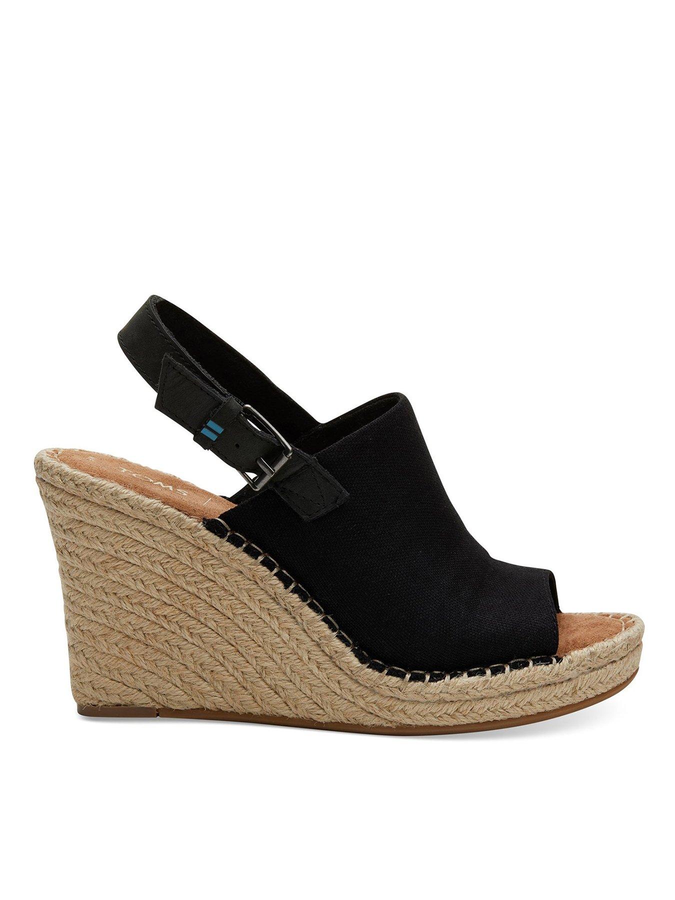 Monica slingback shop wedge toms