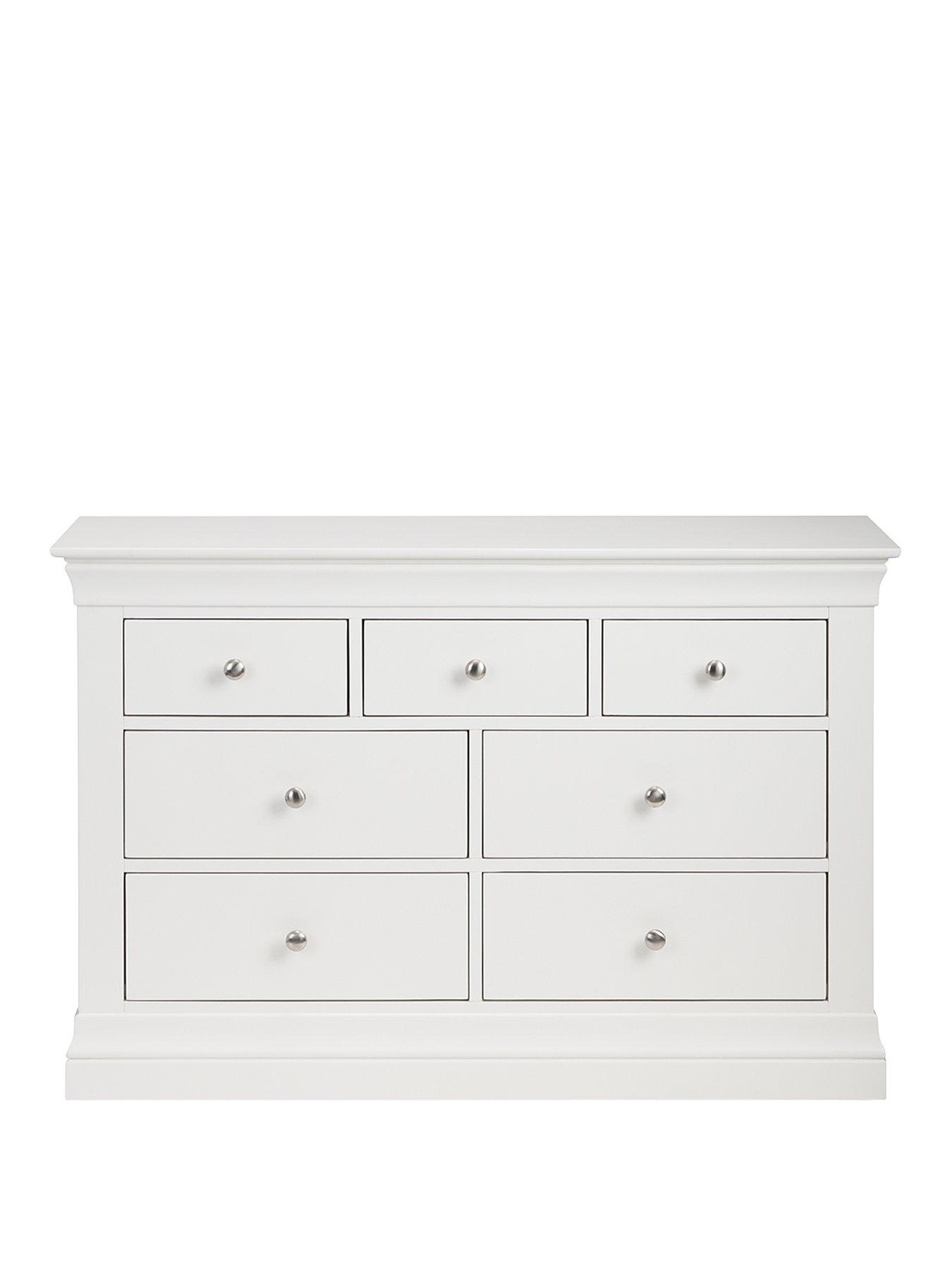 Image 2 of 4 of Julian Bowen Clermont Ready Assembled&nbsp;4&nbsp;+&nbsp;3 Drawer Chest