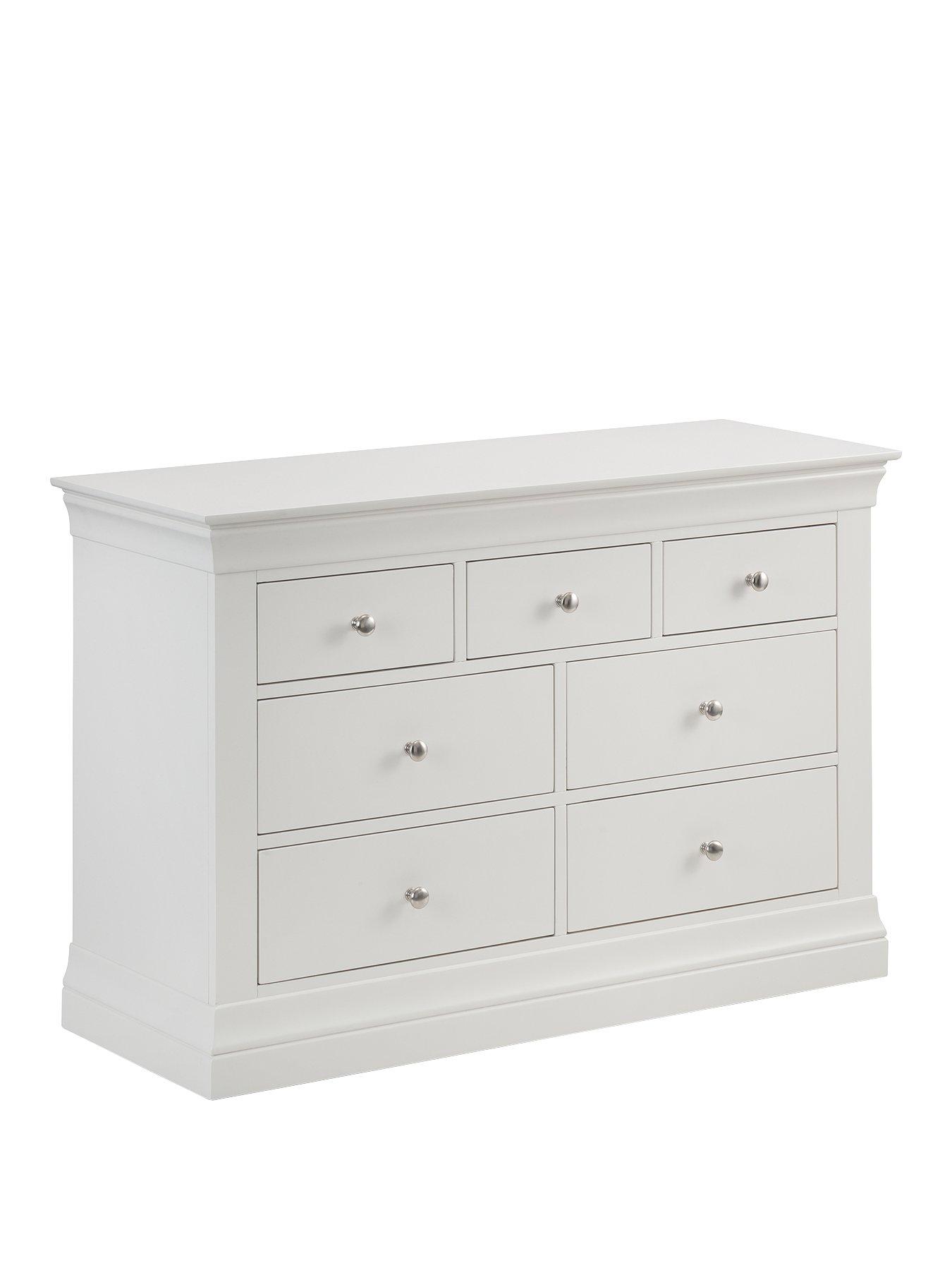 Image 3 of 4 of Julian Bowen Clermont Ready Assembled&nbsp;4&nbsp;+&nbsp;3 Drawer Chest