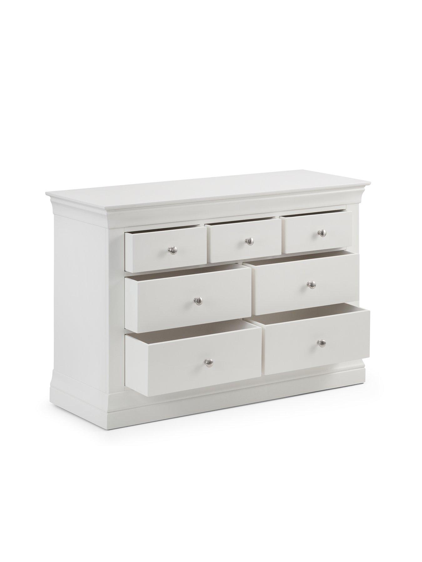 Image 4 of 4 of Julian Bowen Clermont Ready Assembled&nbsp;4&nbsp;+&nbsp;3 Drawer Chest