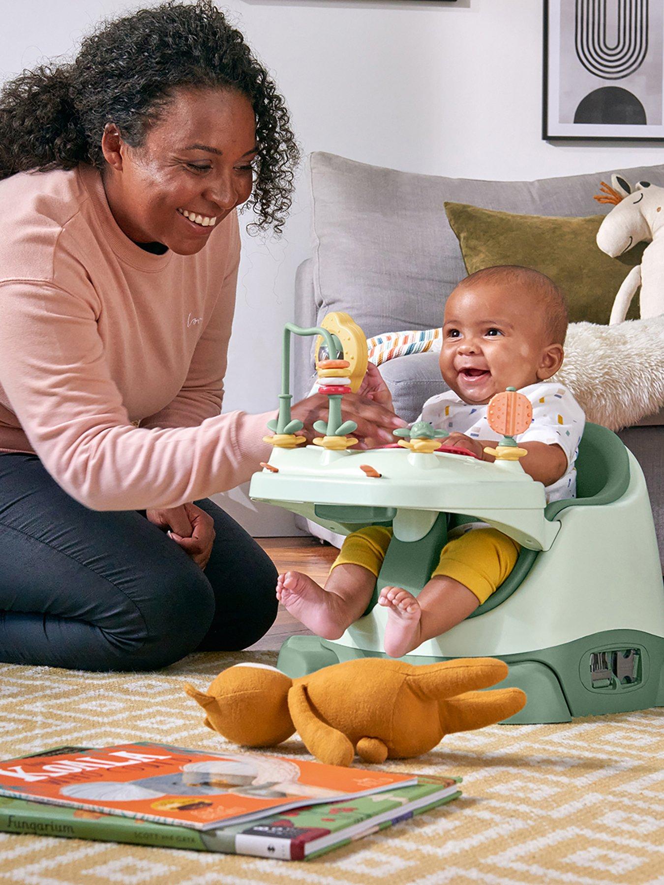 Image of Mamas & Papas Baby Bug and Activity Tray- Eucalyptus - Green