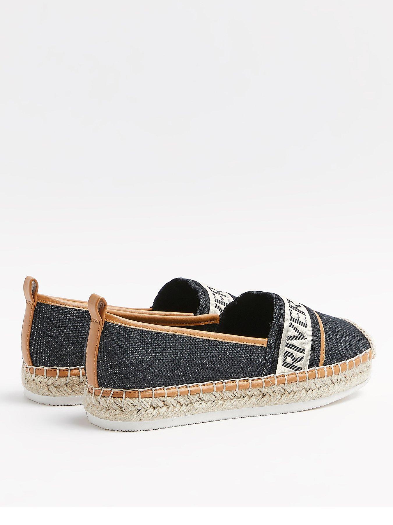 River island clearance black espadrilles