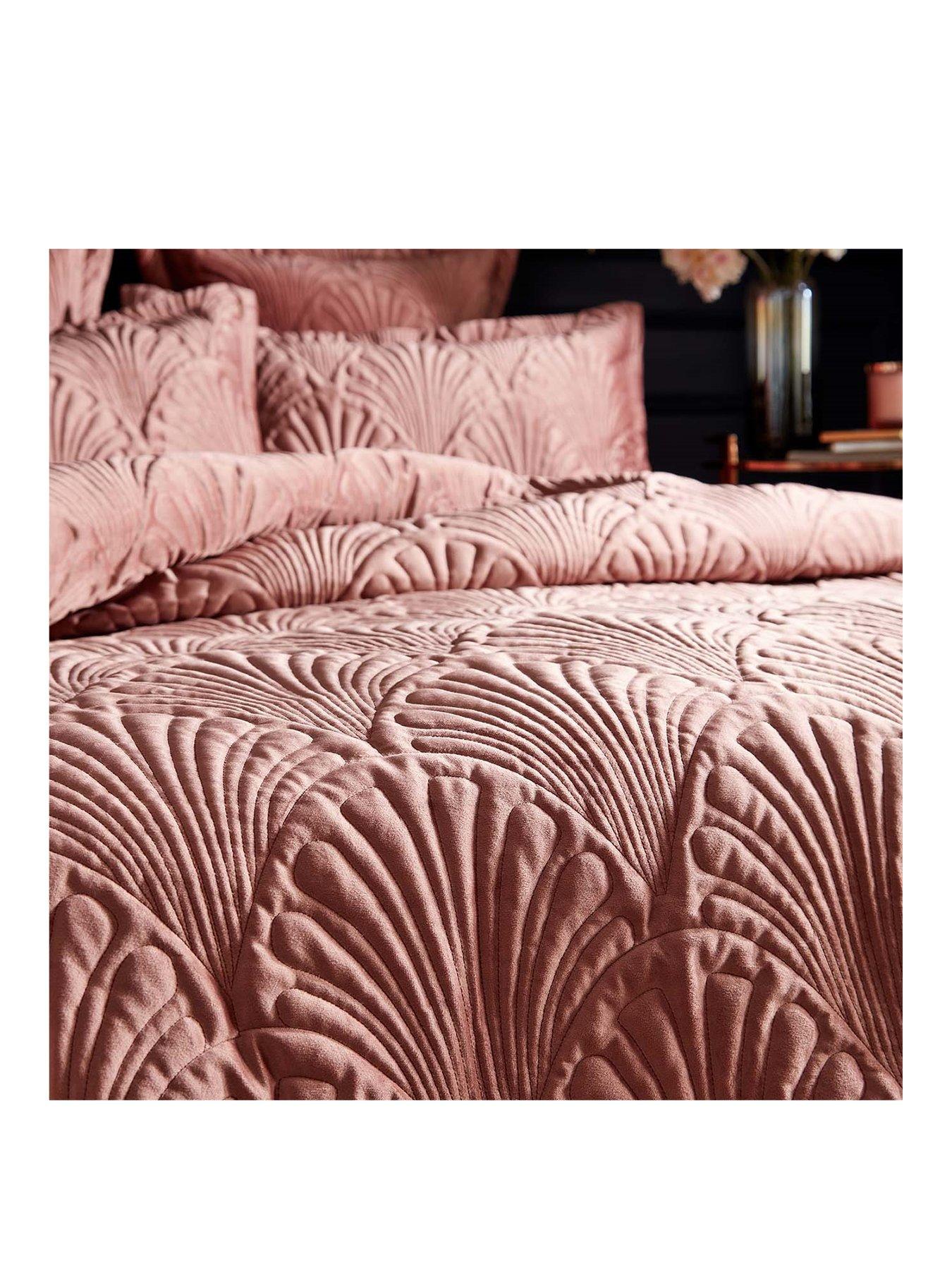 Image 2 of 3 of Paoletti Palmeria Duvet Cover Set - Blush