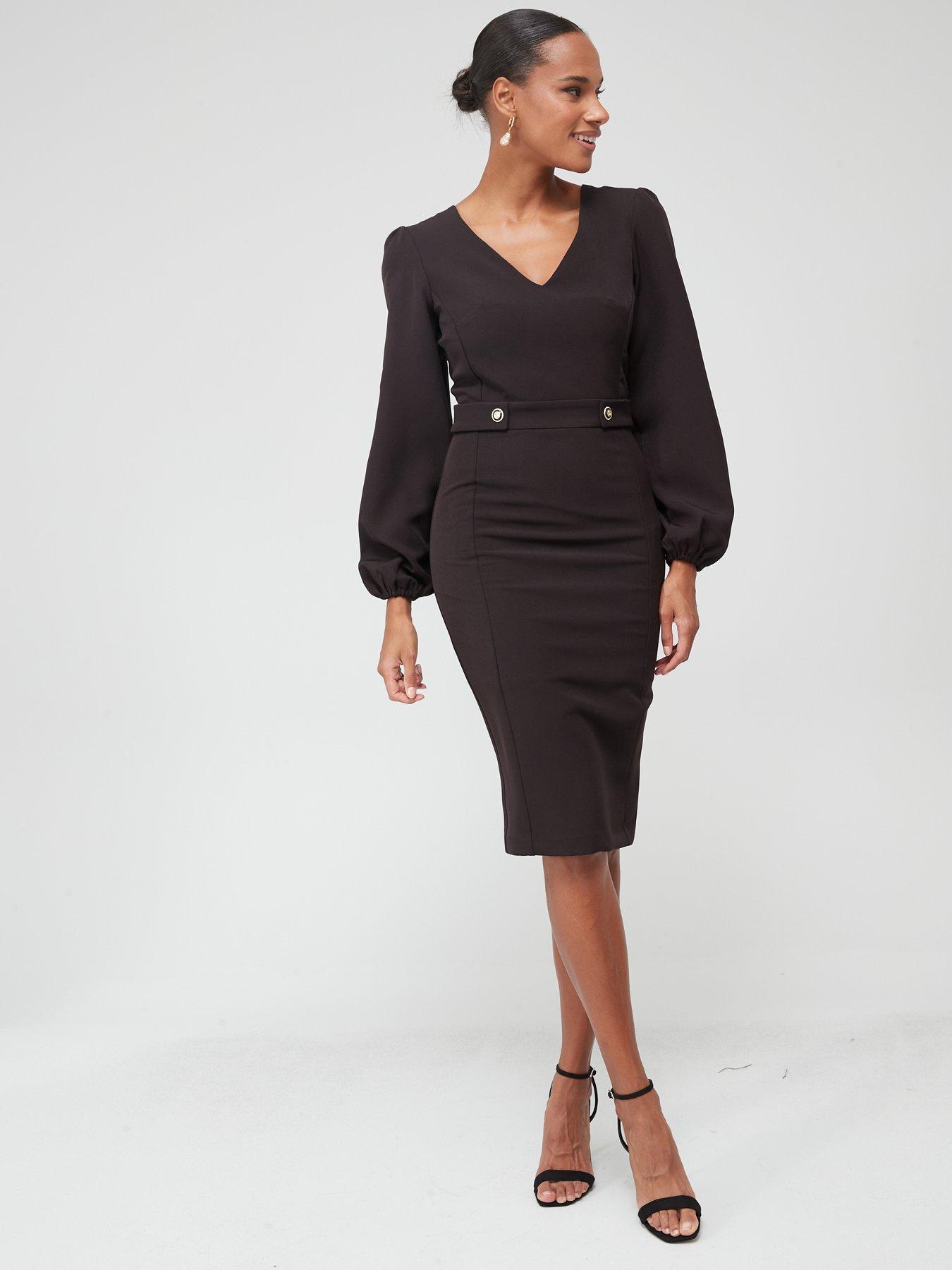 Mesh balloon hotsell sleeve dress