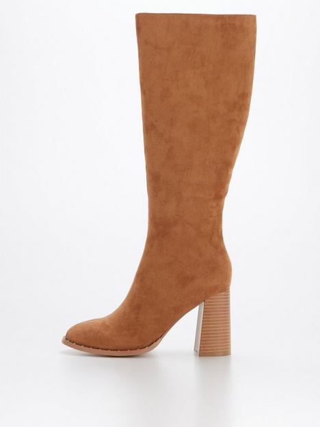 v-by-very-suedette-high-leg-boot-tan