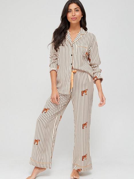 v-by-very-tiger-and-stripe-printed-revere-pyjama-set-stripe