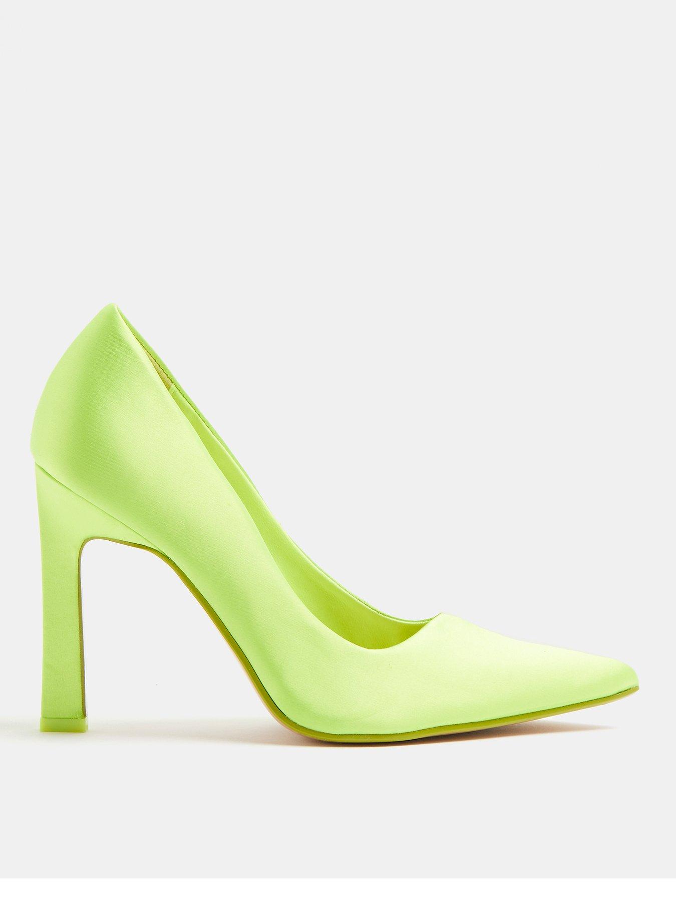 River island hot sale green shoes