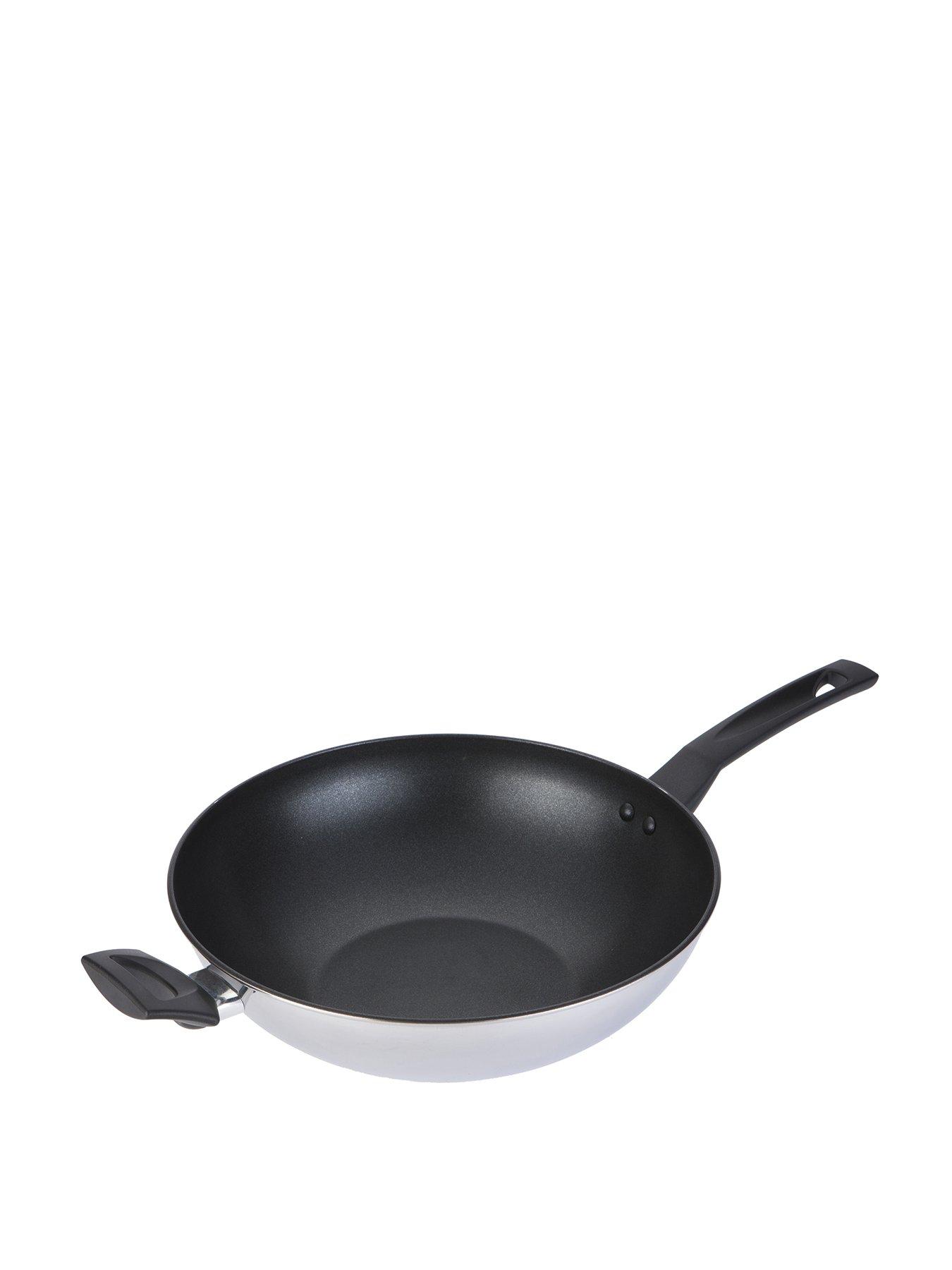 Prestige Prestige 9x Tougher Ultra Durable Stainless Steel Non-stick Induction 30cm Stirfrypan With Helper Handle