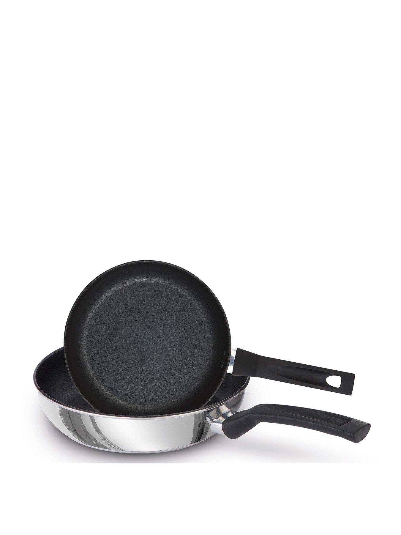 undefined 9x Tougher Easy Release Non-Stick Induction 2-Piece Frying Pan Set