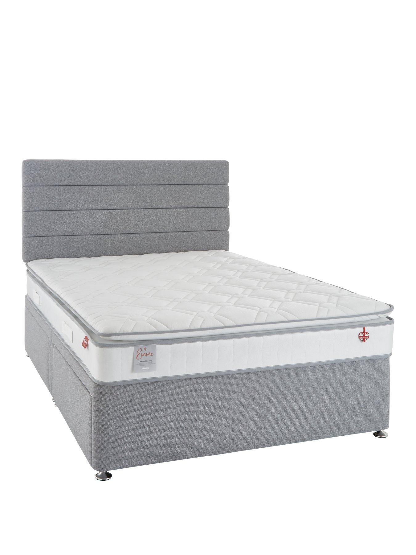 airsprung single divan bed with high level guest bed