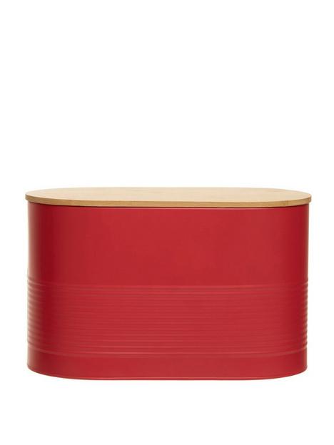 premier-housewares-alton-red-bread-bin