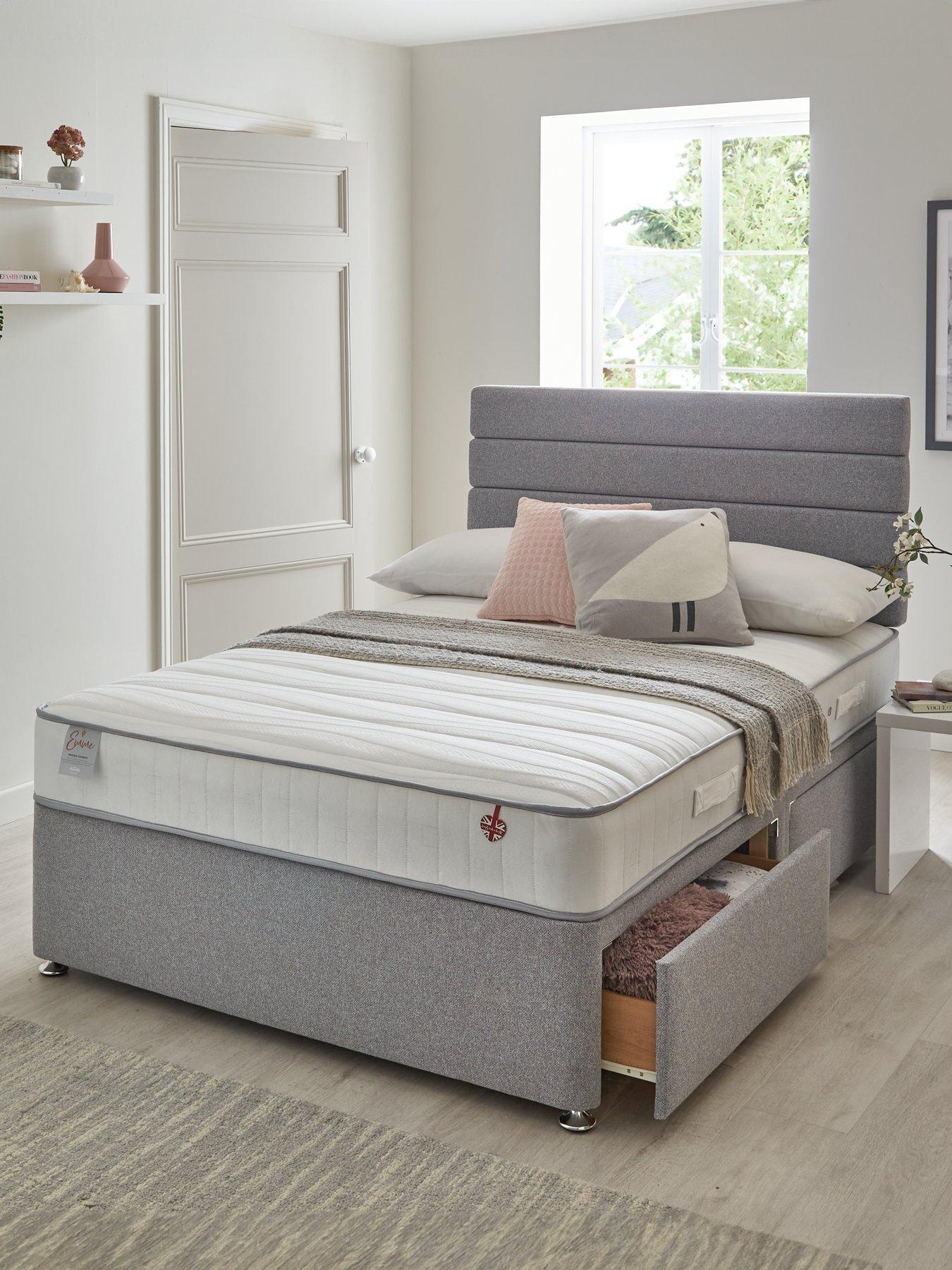 Airsprung Emme Memory Divan with Mattress Options - FSC® Certified