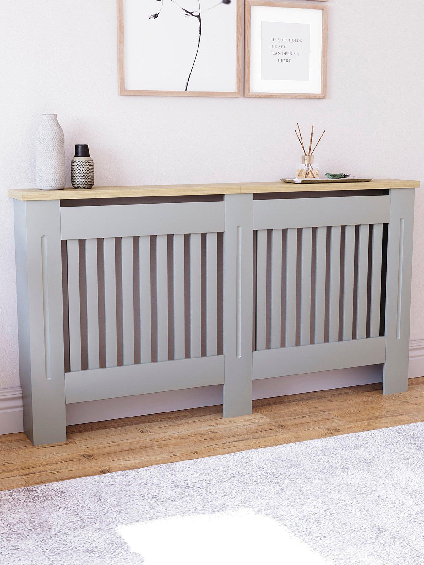 undefined Arlington Large Radiator Cover - Grey