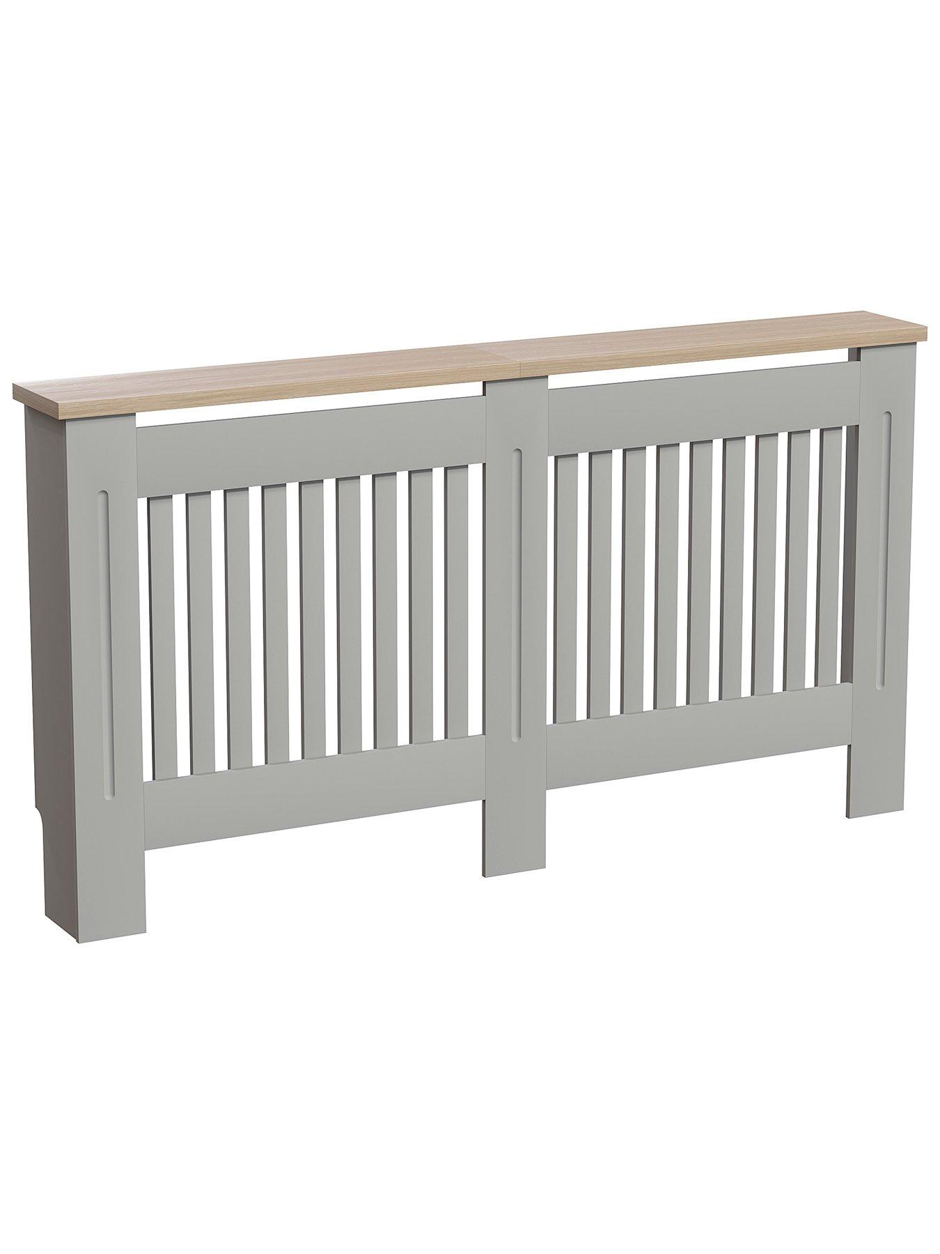 Image 6 of 6 of Vida Designs Arlington Large Radiator Cover - Olive&nbsp;Grey