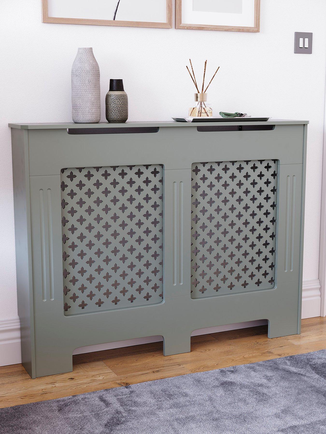 Vida Designs Oxford Medium Radiator Cover - Olive Grey
