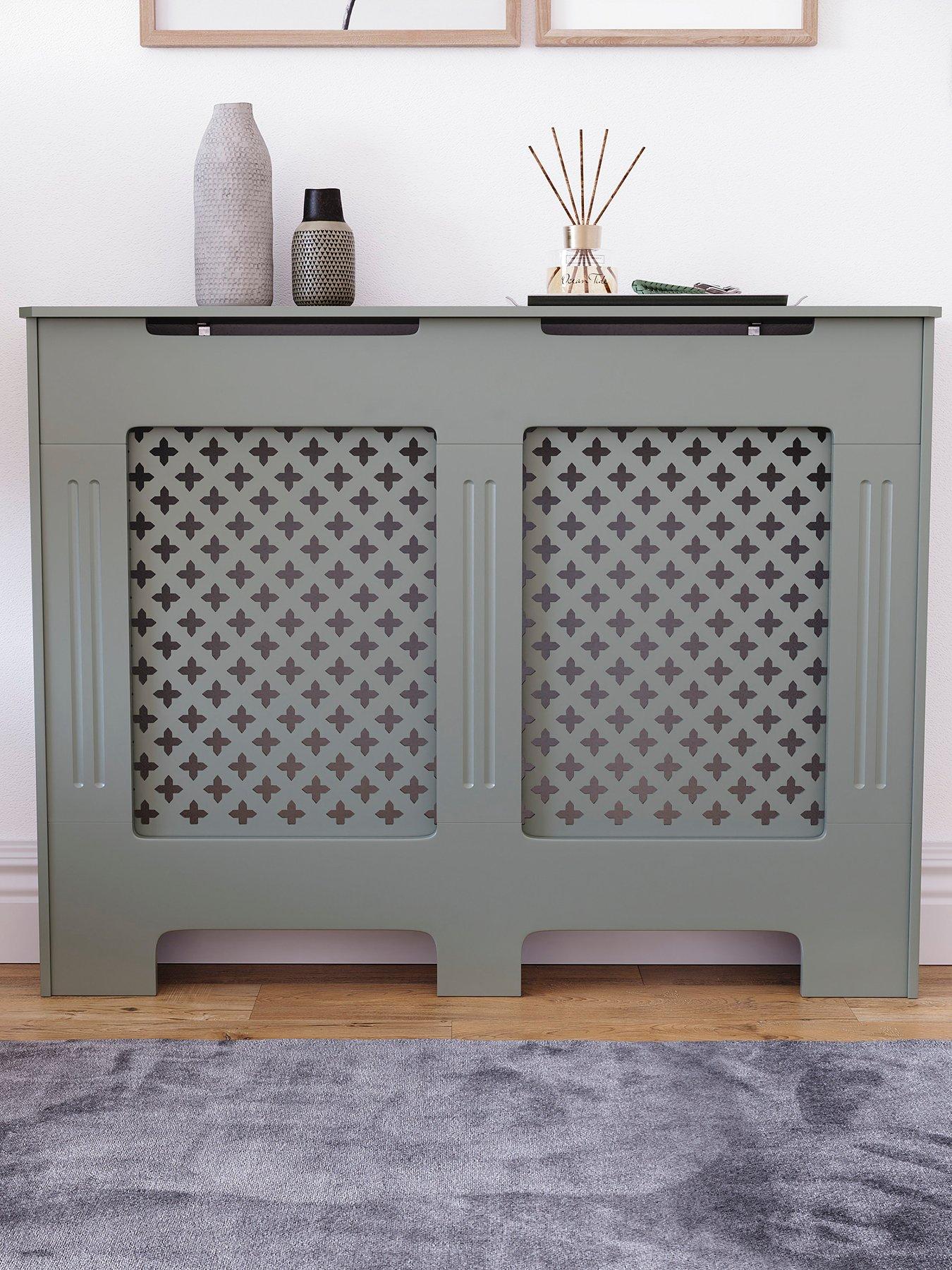 Image 3 of 7 of Vida Designs Oxford Medium Radiator Cover - Olive Grey