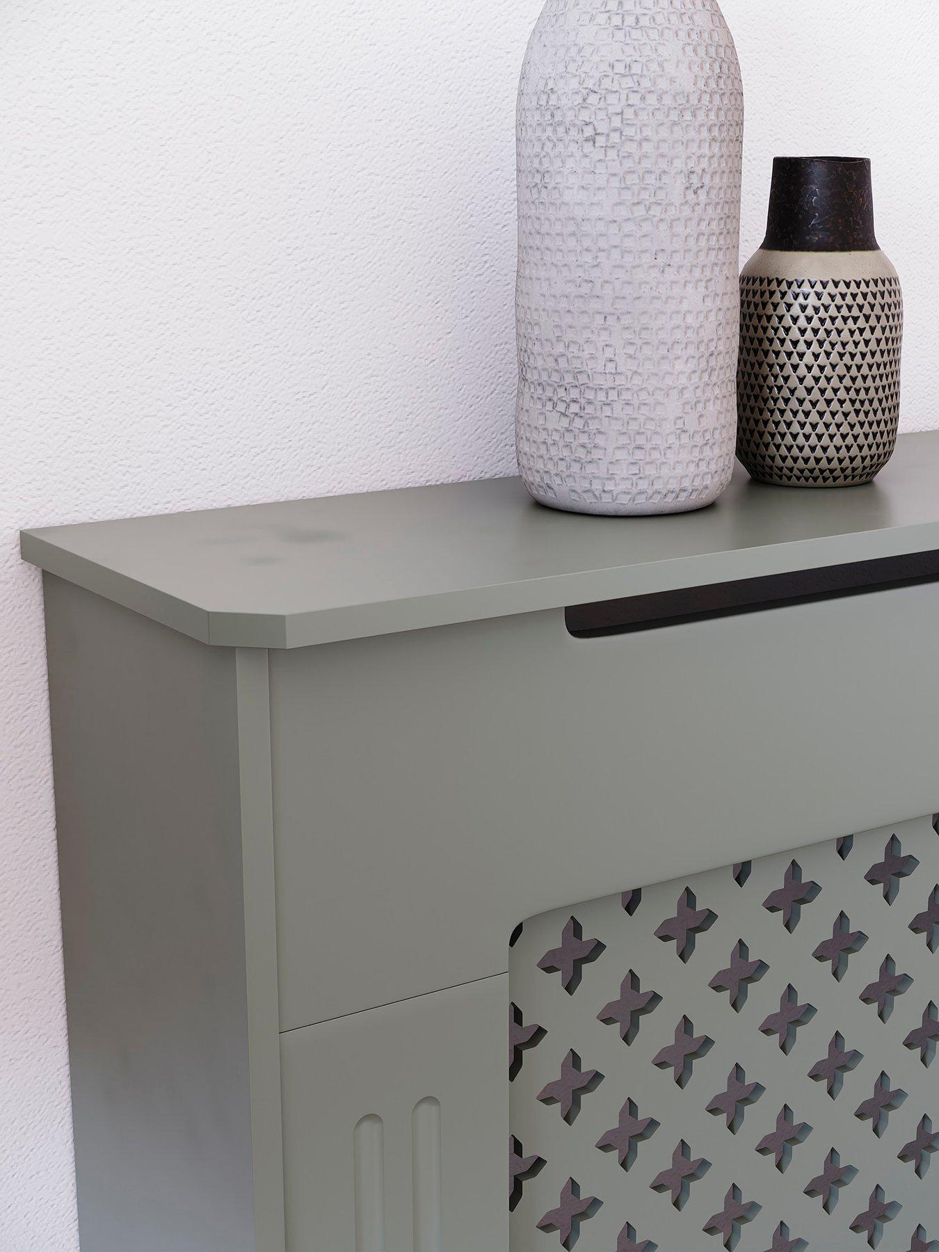 Image 4 of 7 of Vida Designs Oxford Medium Radiator Cover - Olive Grey
