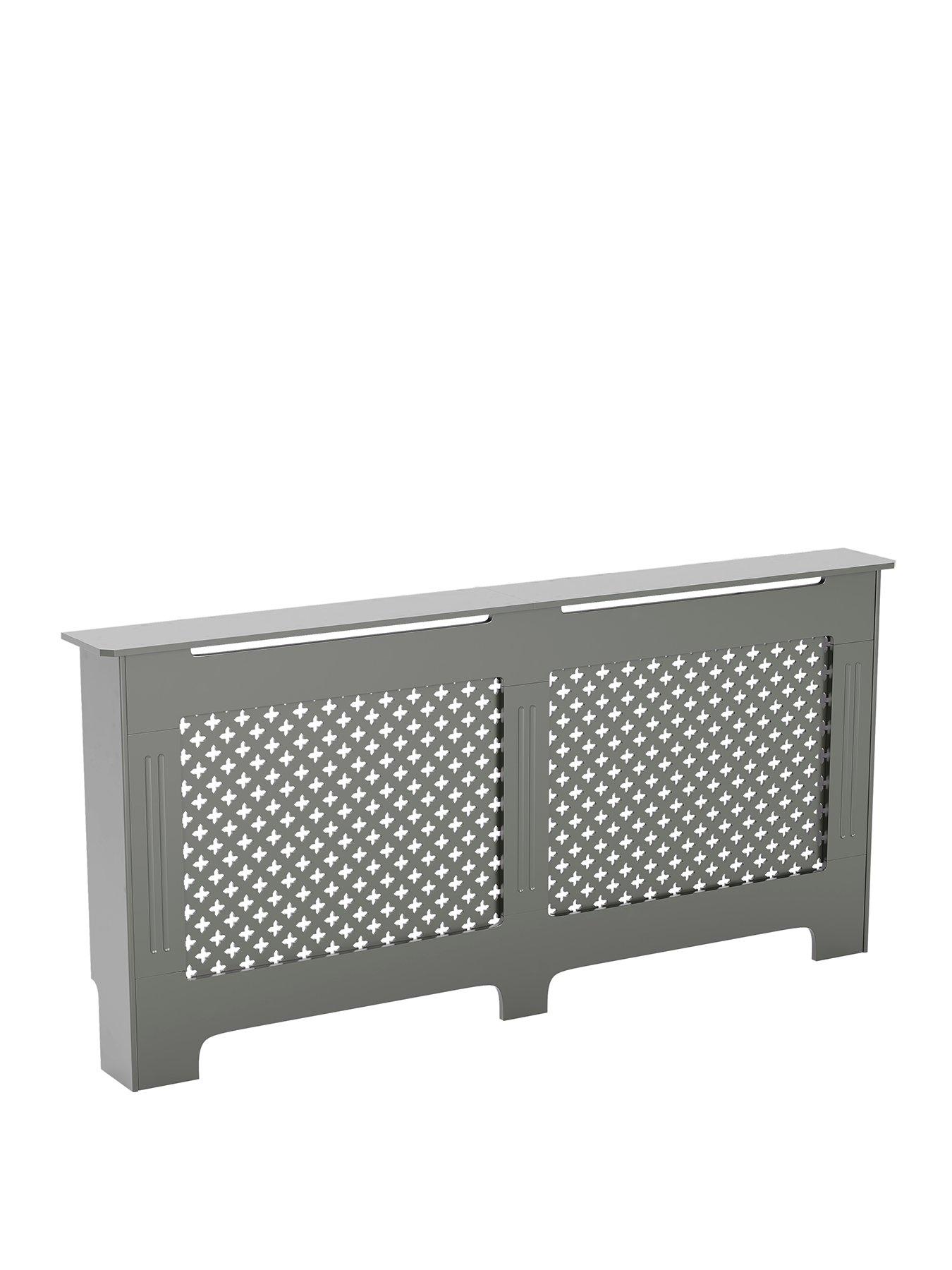 Image 2 of 7 of Vida Designs Oxford Extra Large Radiator Cover - Olive&nbsp;Grey