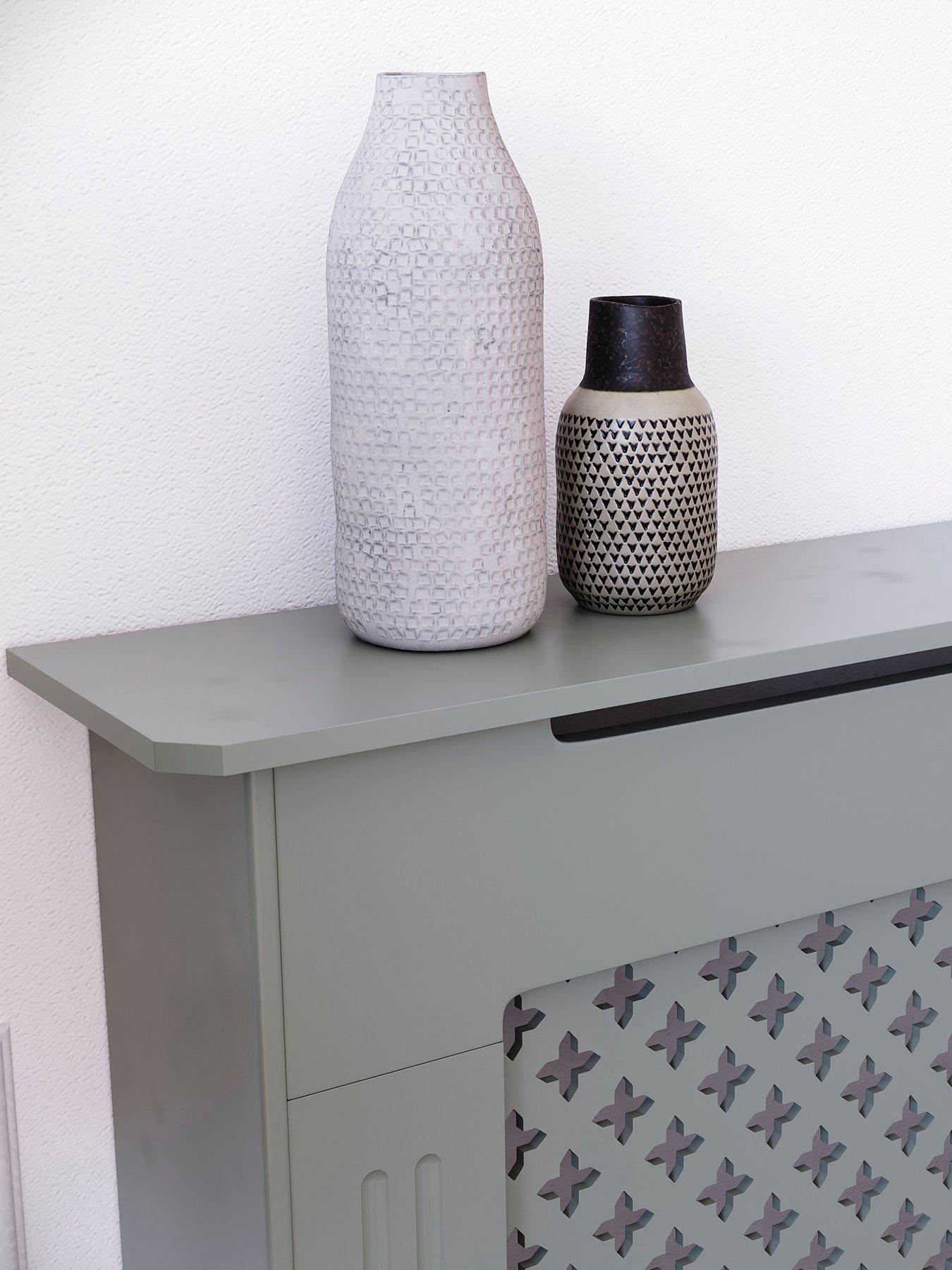 Image 4 of 7 of Vida Designs Oxford Extra Large Radiator Cover - Olive&nbsp;Grey