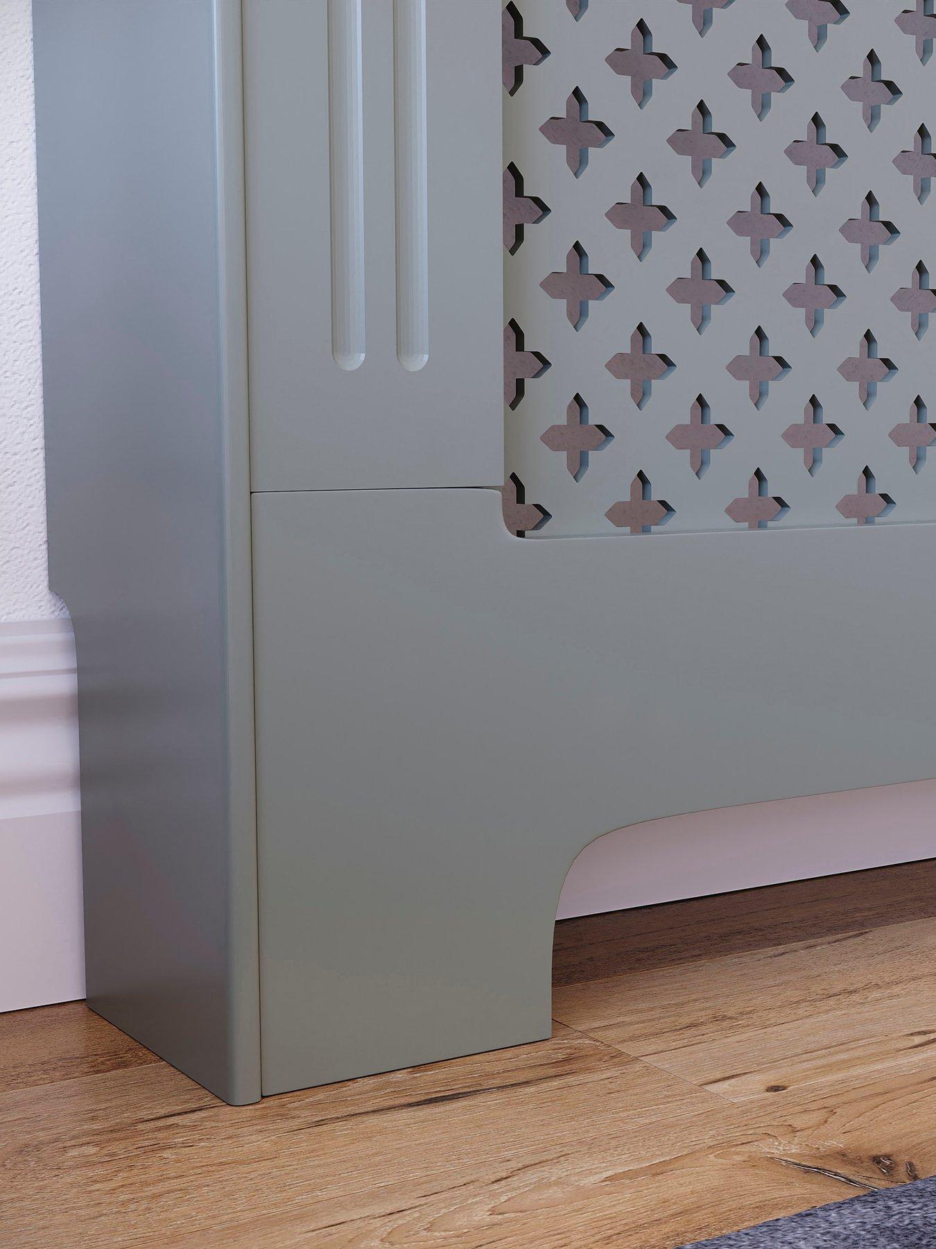 Image 5 of 7 of Vida Designs Oxford Extra Large Radiator Cover - Olive&nbsp;Grey