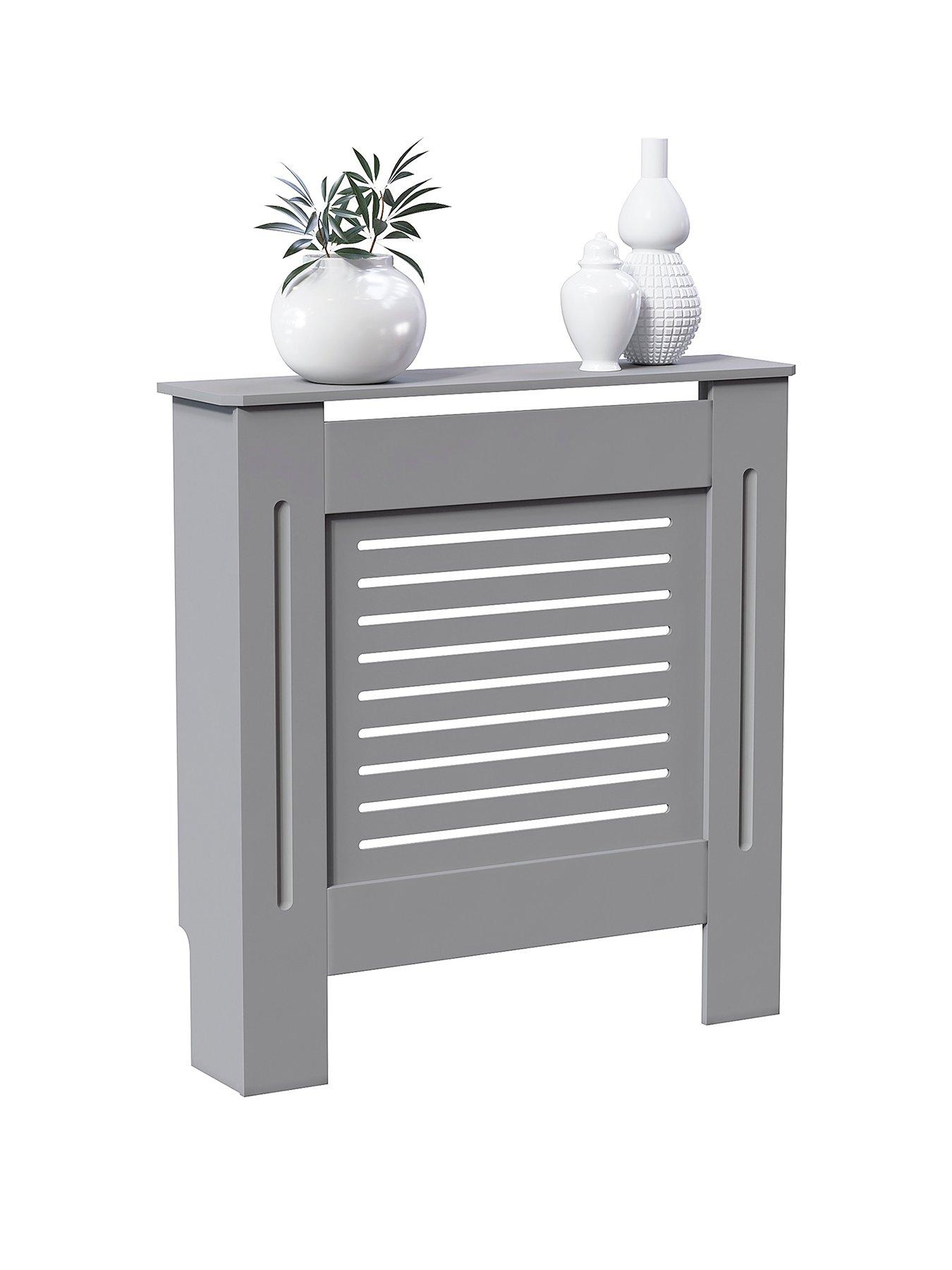 Image 2 of 6 of Vida Designs Milton Small Radiator Cover - Olive&nbsp;Grey