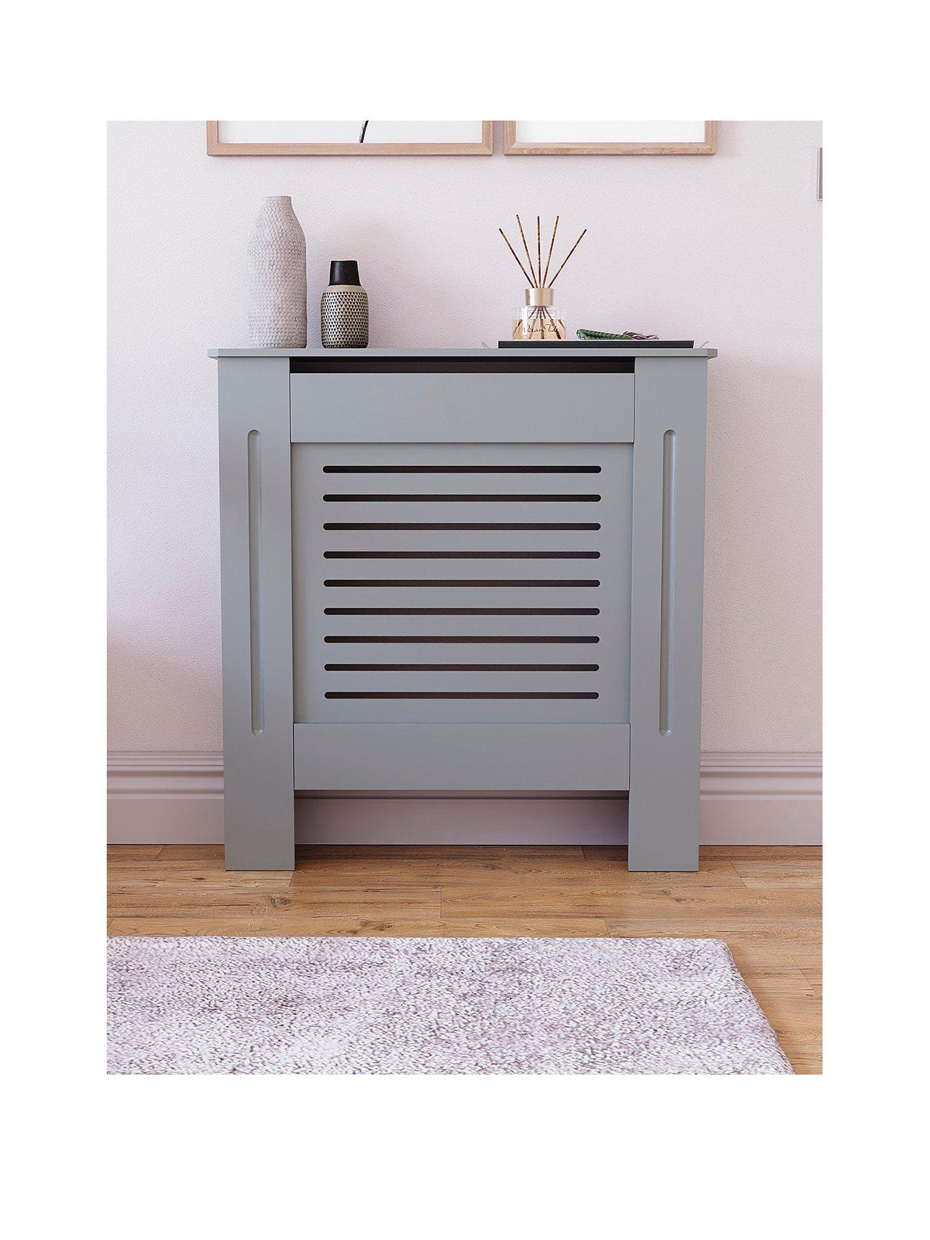 Image 3 of 6 of Vida Designs Milton Small Radiator Cover - Olive&nbsp;Grey