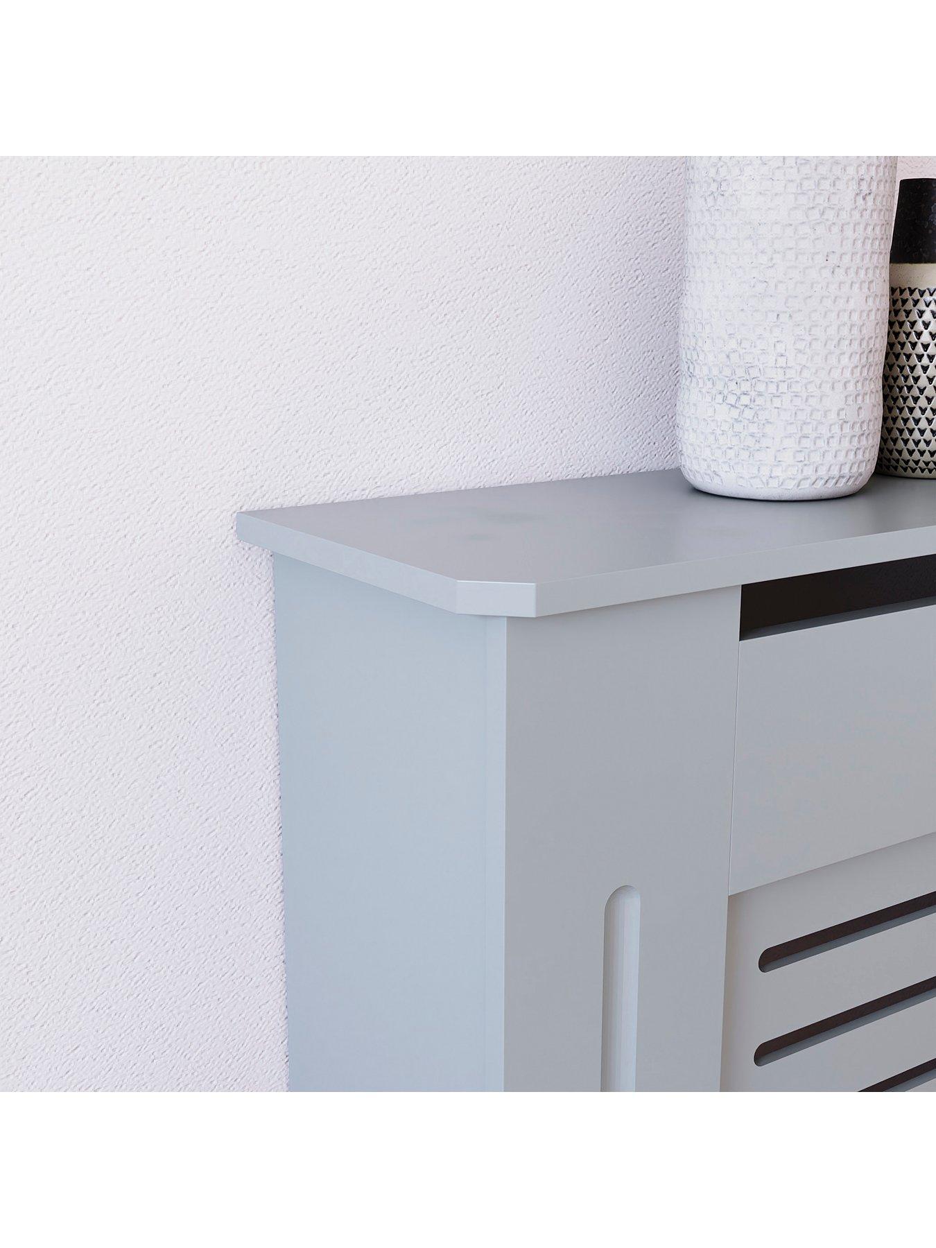 Image 4 of 6 of Vida Designs Milton Medium Radiator Cover - Olive&nbsp;Grey