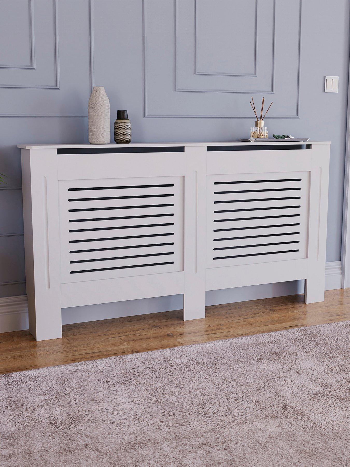 Vida Designs Milton Large Radiator Cover - White