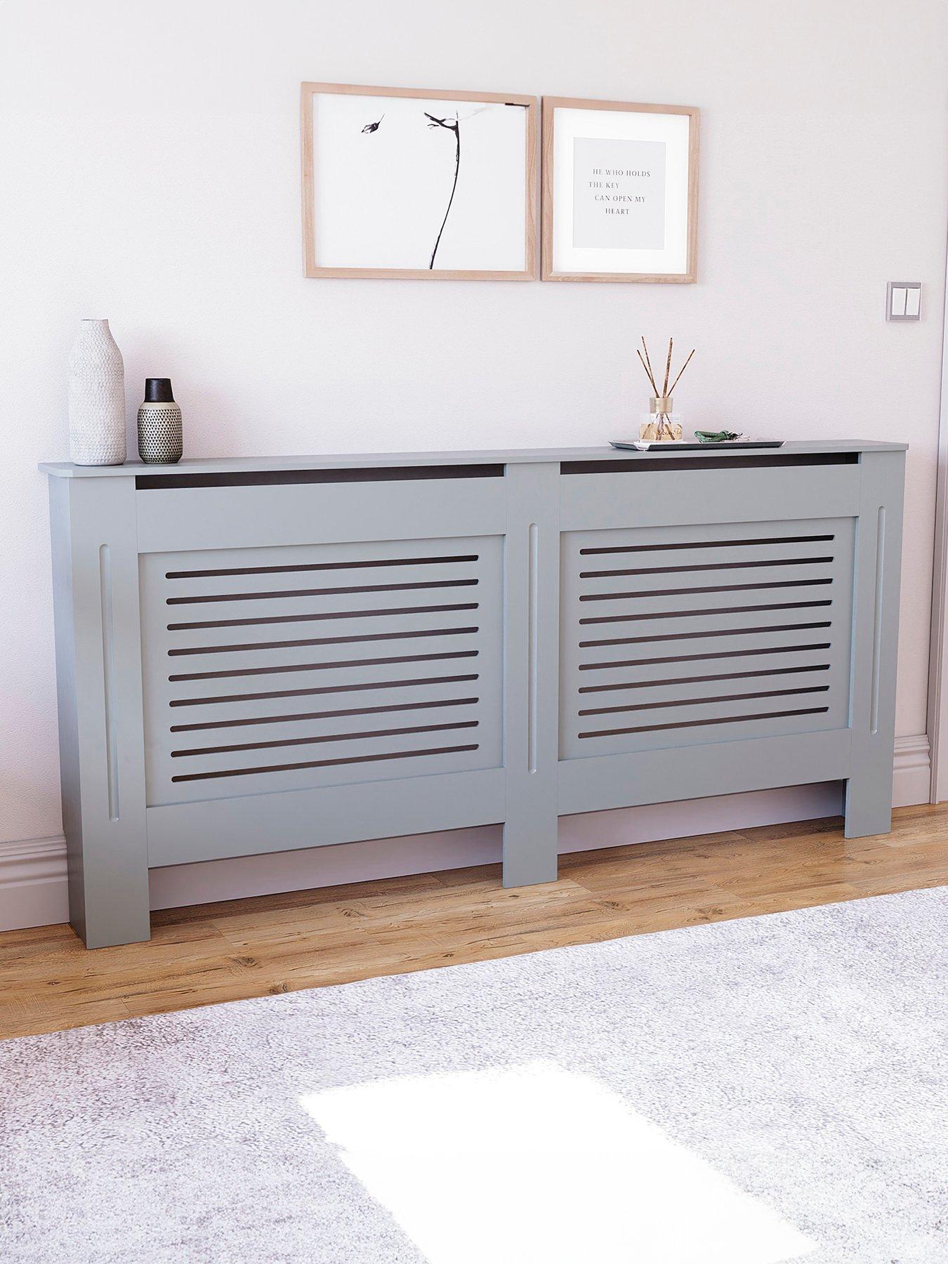undefined Milton Extra Large Radiator Cover - Grey