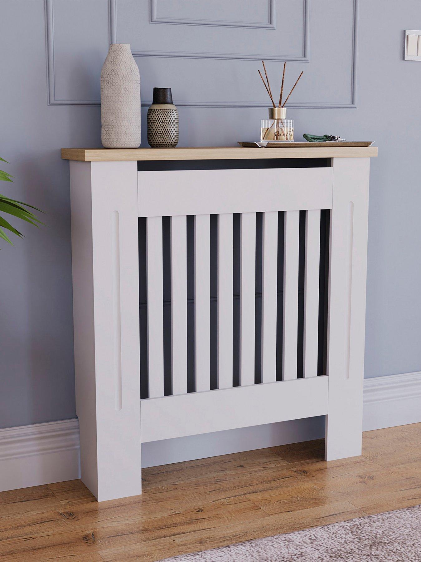 Image of Vida Designs Arlington Small Radiator Cover - White