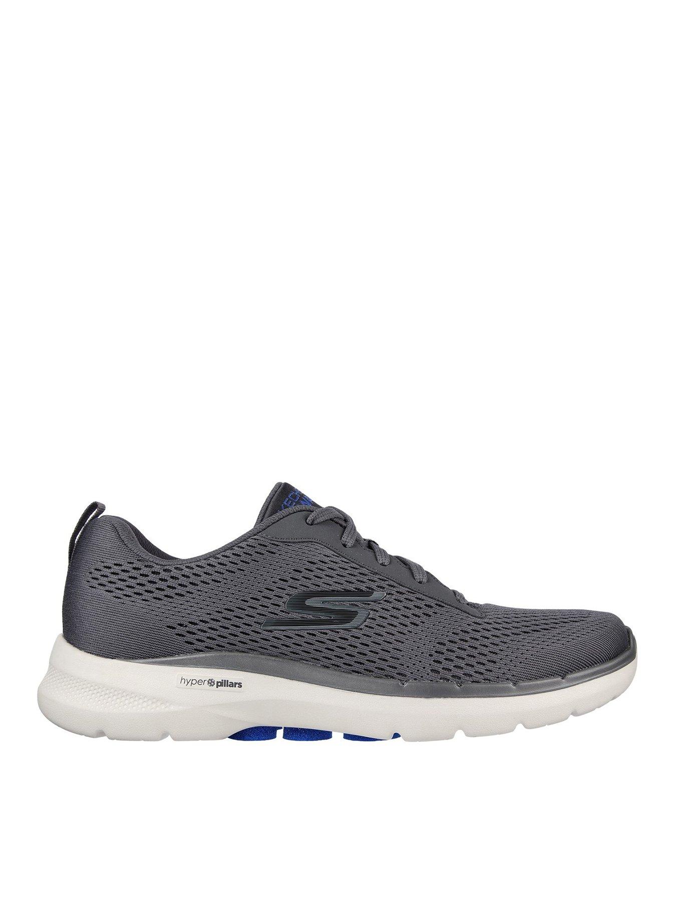 skechers black go walk trainers