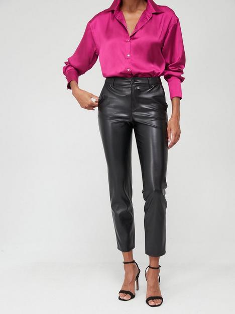 v-by-very-faux-leather-slim-cigarette-trouser-black