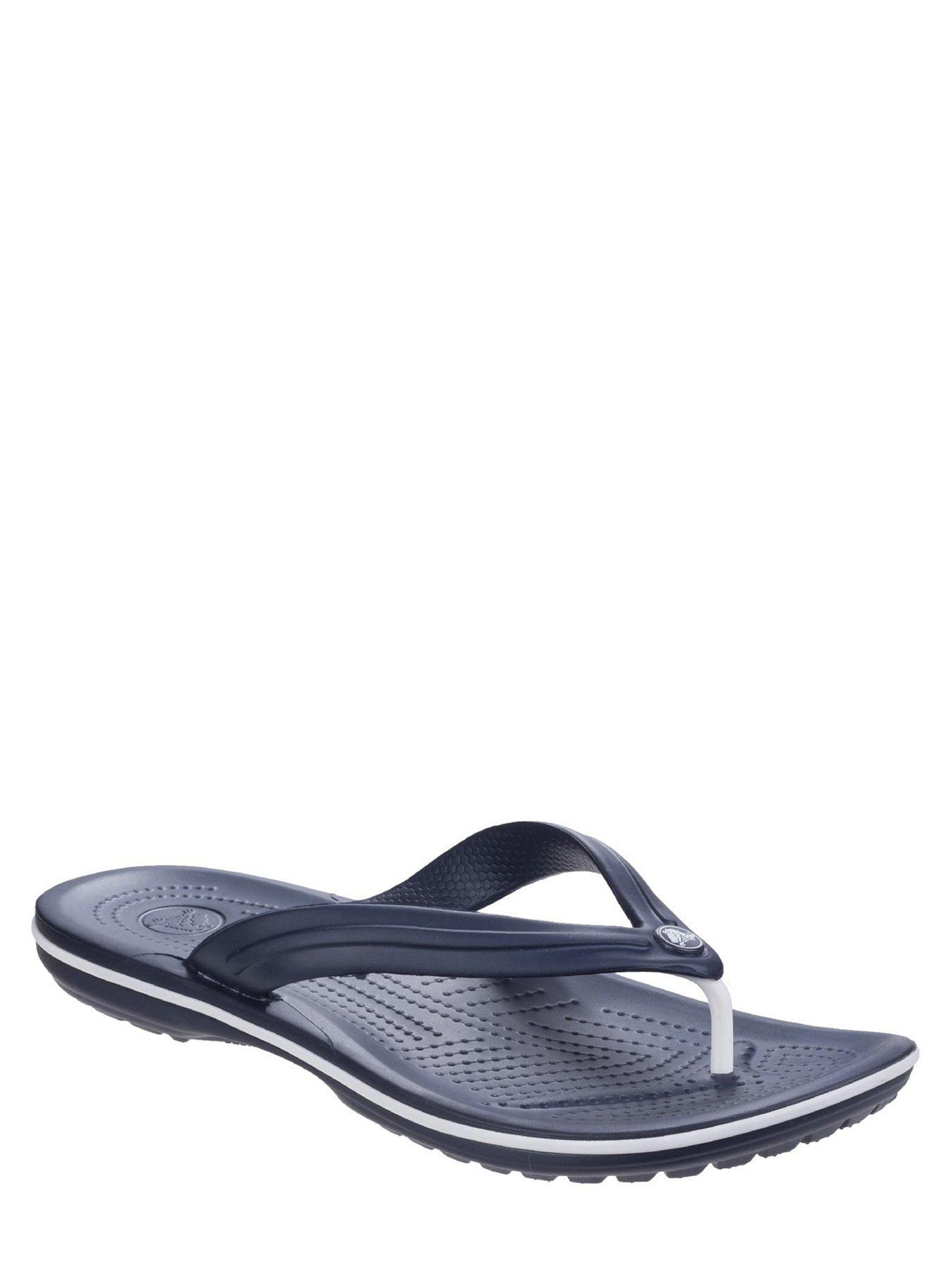 Crocs crocband flip navy new arrivals