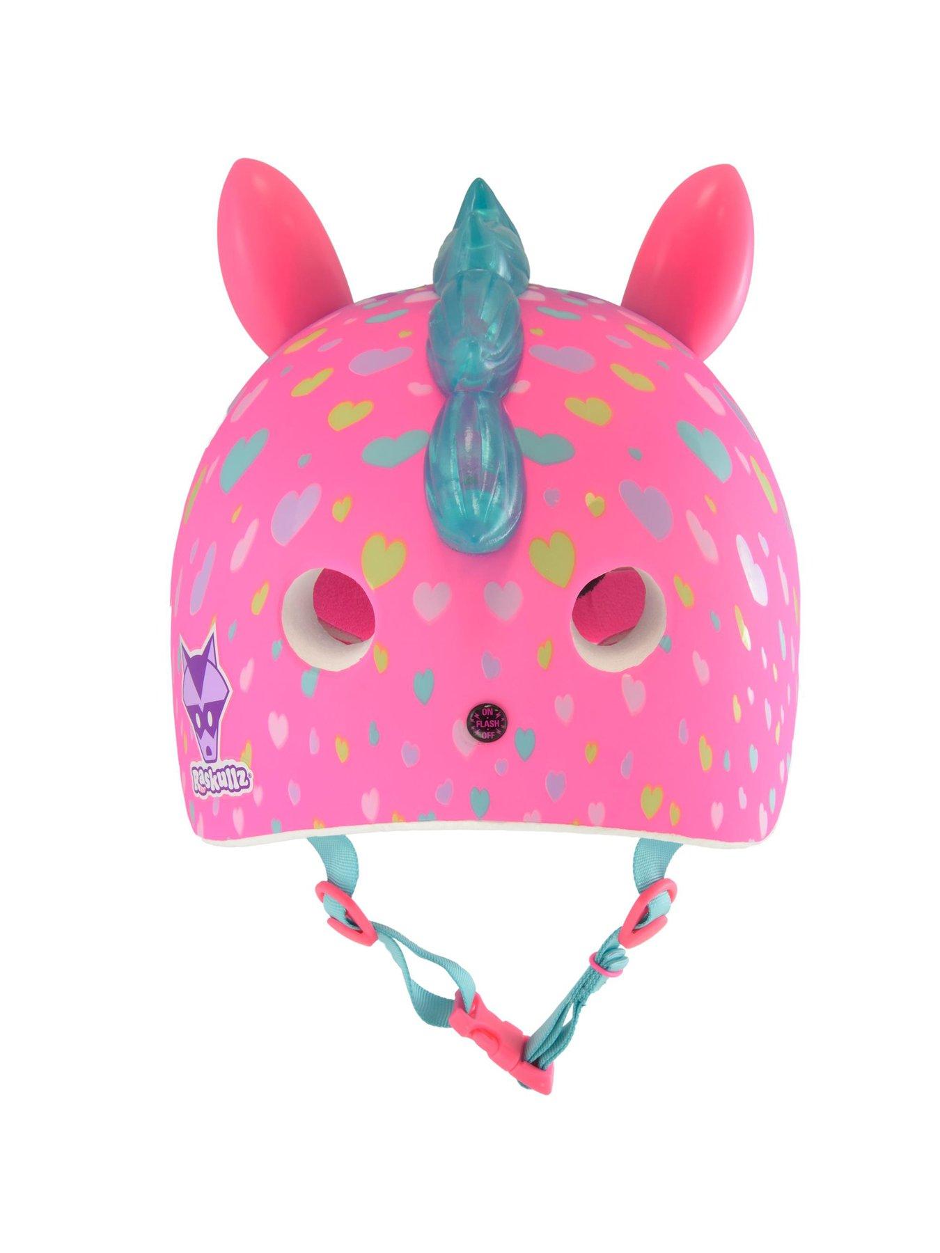 c-preme-raskullz-super-rainbow-unicorn-childs-helmet-led-lights-age-5nbspback