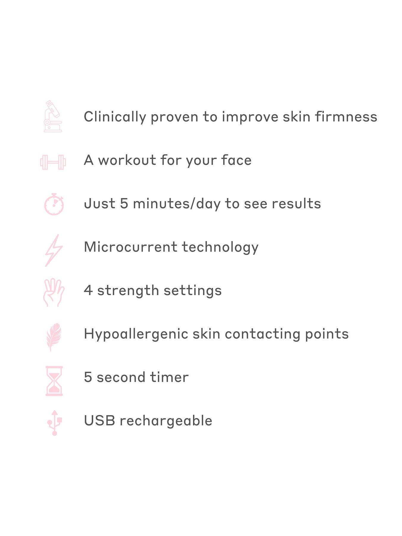 Image 5 of 7 of Magnitone LiftOff Microcurrent Facial Toning Device - Grey