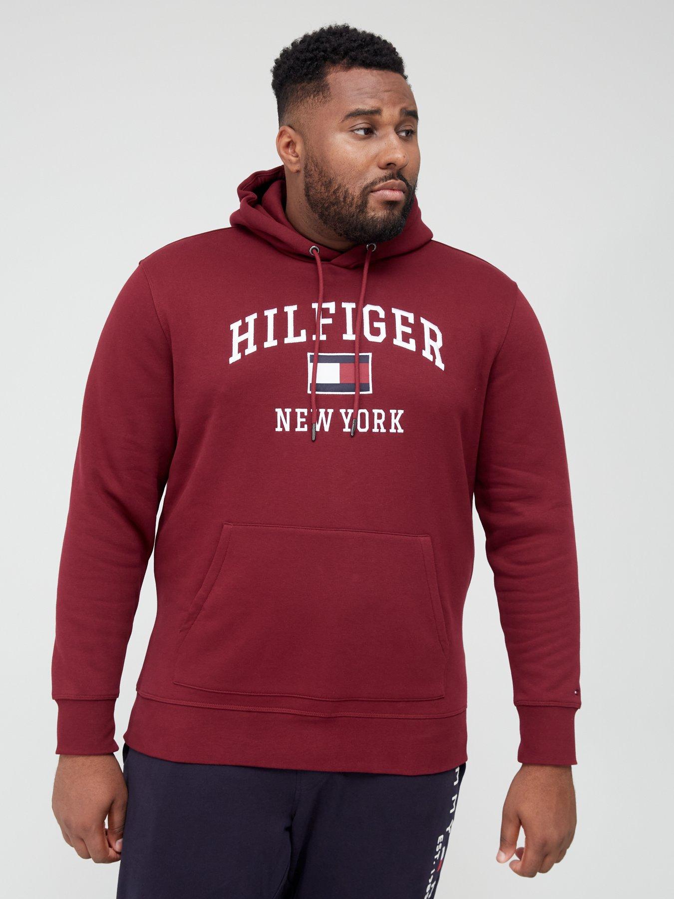 Deep red clearance hoodie