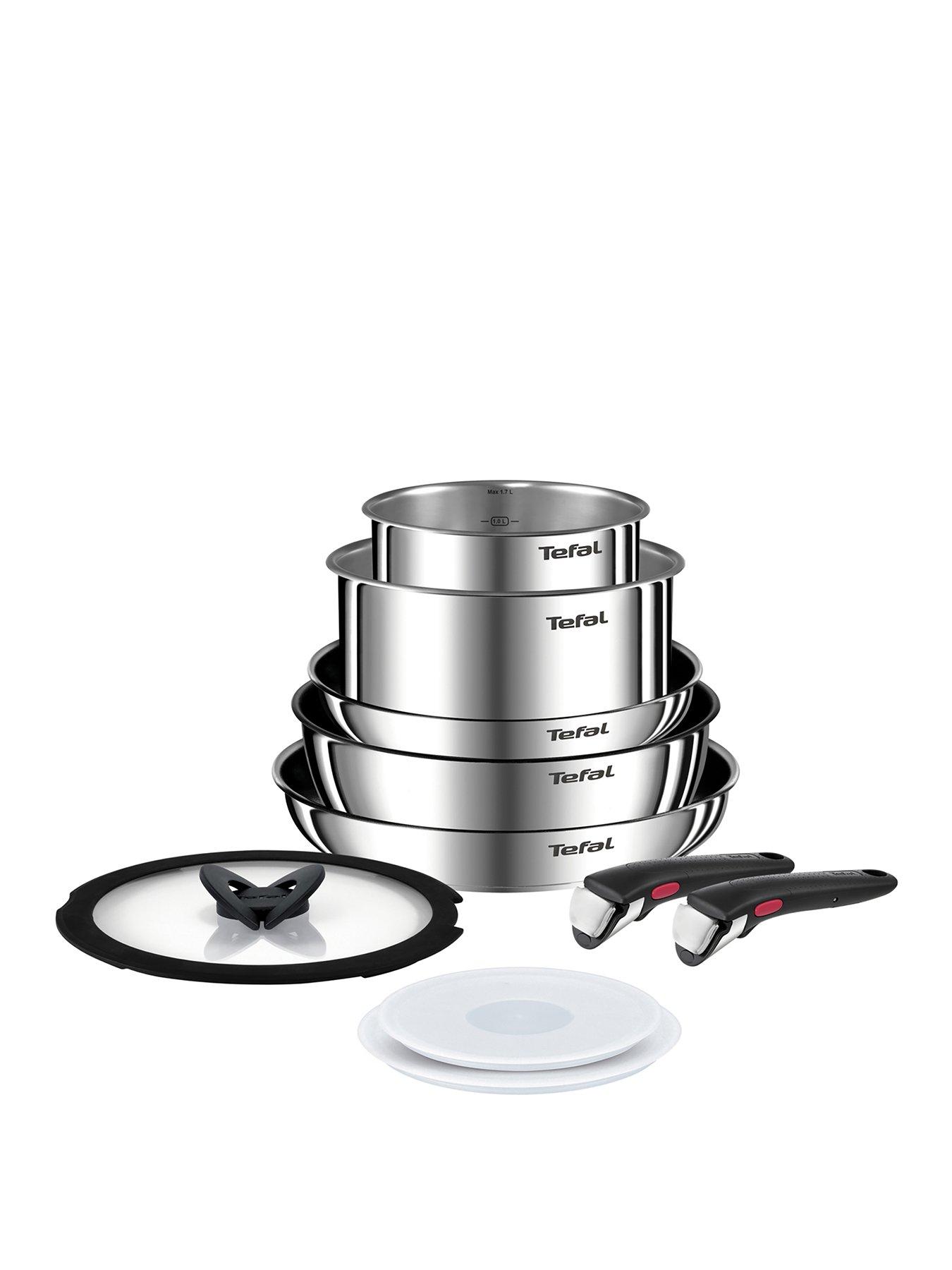 Buy Tefal Ingenio Emotion 5 Piece Stainless Steel Pan Set