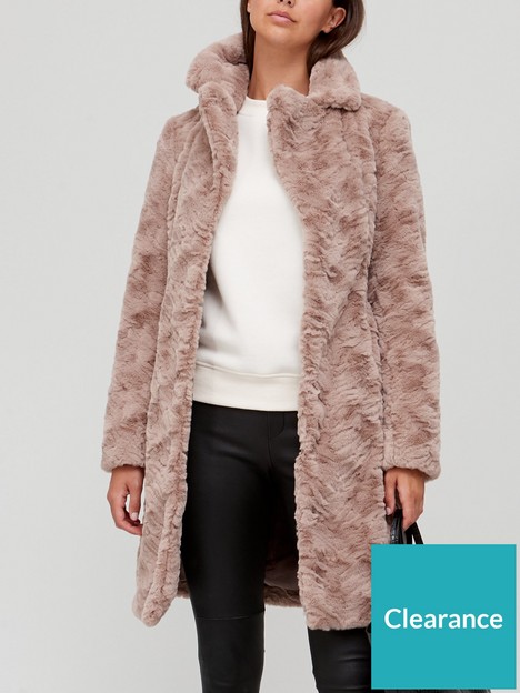 v-by-very-textured-faux-fur-coat-mink
