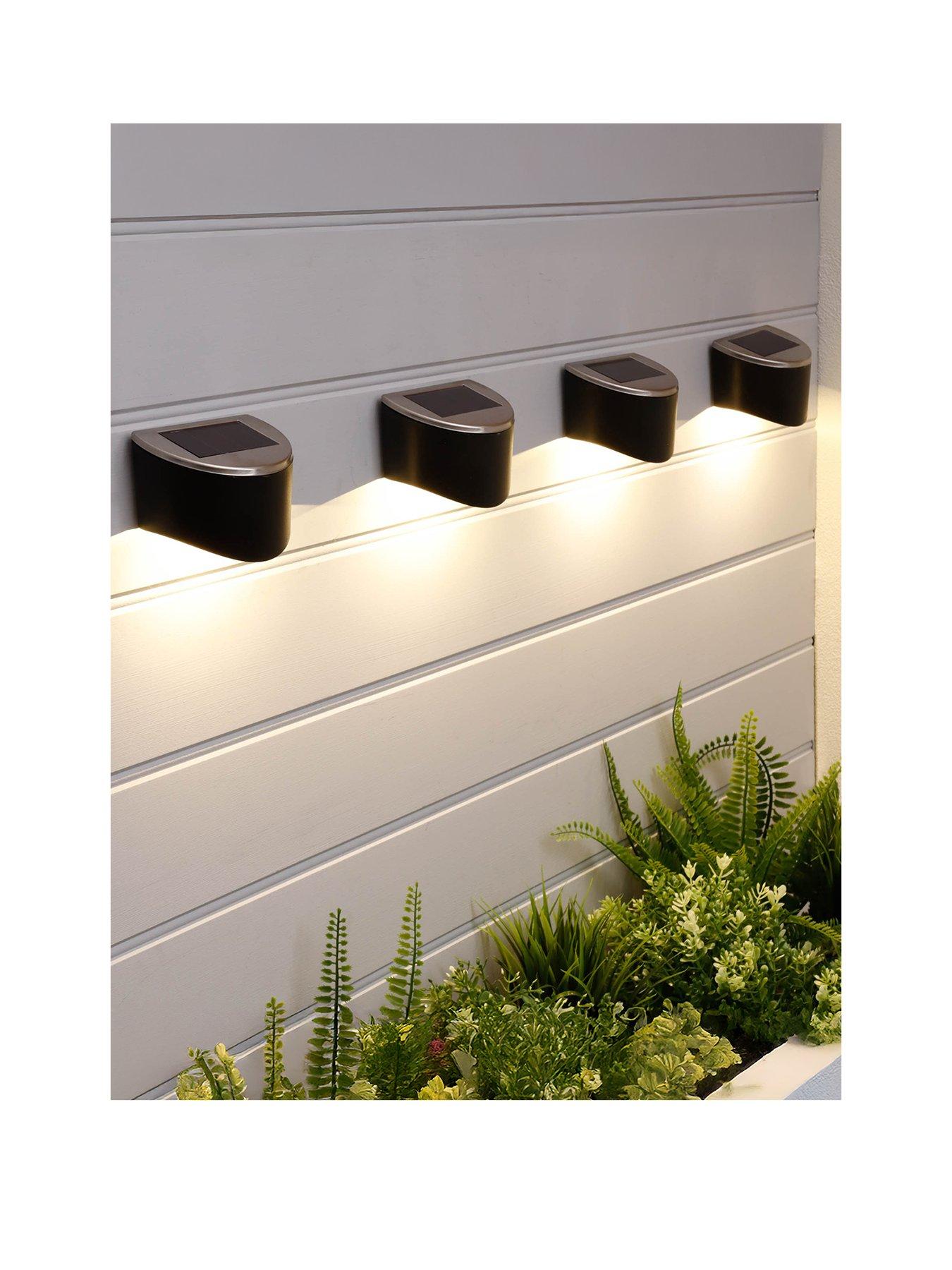undefined Urbane Solar Fence Lights (Pack of 4)