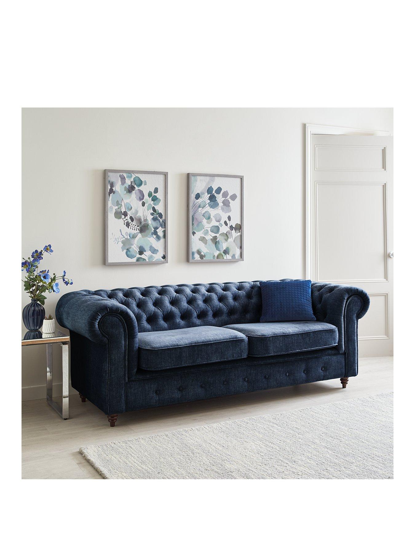 Fabric Chesterfield Sofa Ireland Baci Living Room